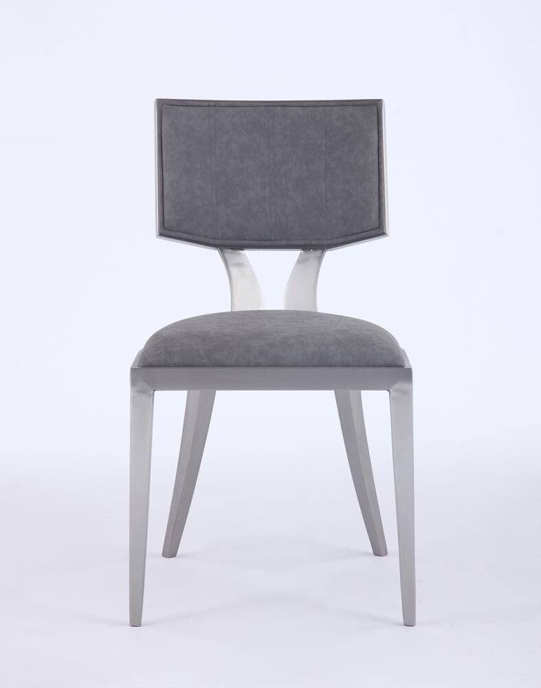 Chintaly Imports MAVIS-SC-GRY-BSH Dining-Chairs - View #5