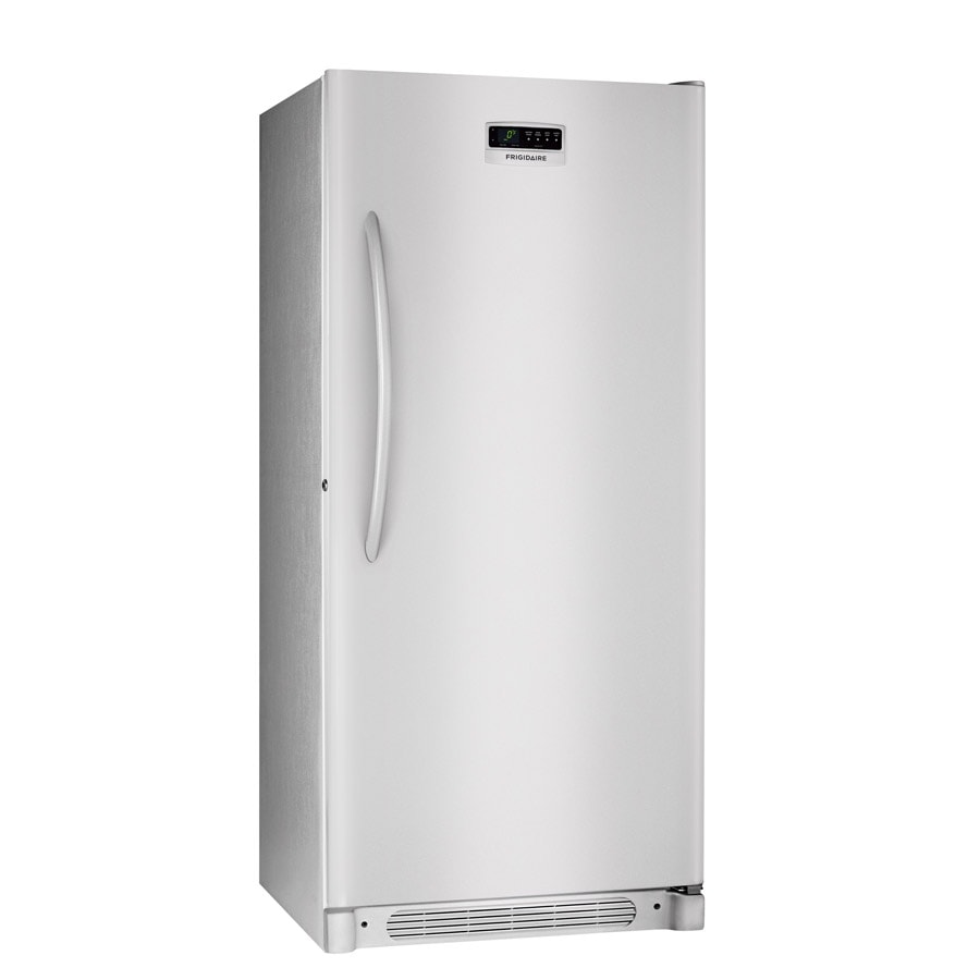 Frigidaire 20.5-cu ft Frost-free Upright Freezer (Stainless Look) at  Lowes.com