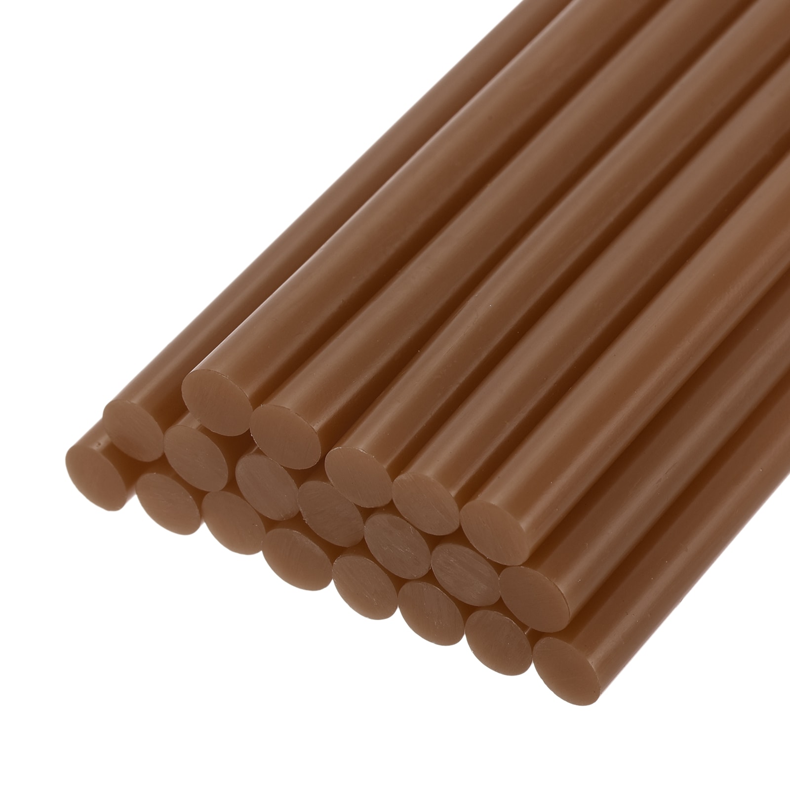 Unique Bargains 20pcs Hot Glue Sticks for Glue Gun 7mm/0.27-inch x 4-inch Mini Hot Melt Adhesive Glue Stick Brown