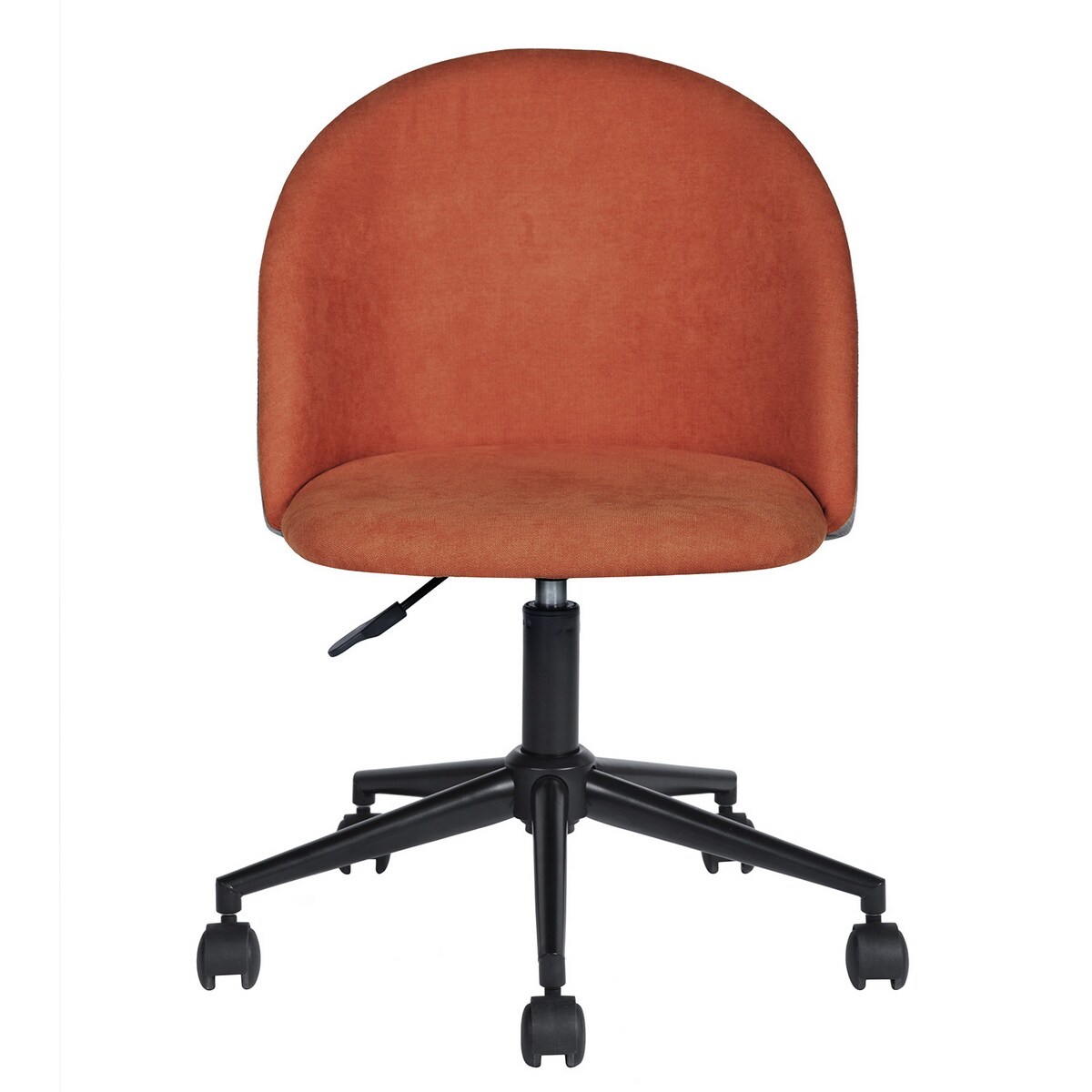 CASAINC DUDLEY ORANGE Orange Contemporary Adjustable Height Swivel Desk Chair