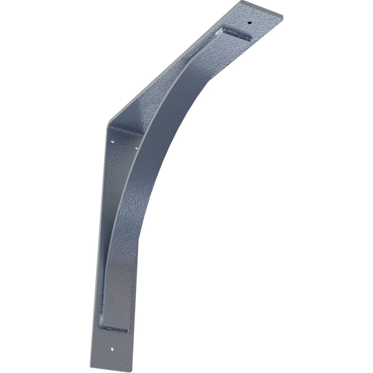 Ekena Millwork BKTM03X18X18MOHLB Morris Morris 18-in x 3-in x 18-in Blue Steel Mounting bracket