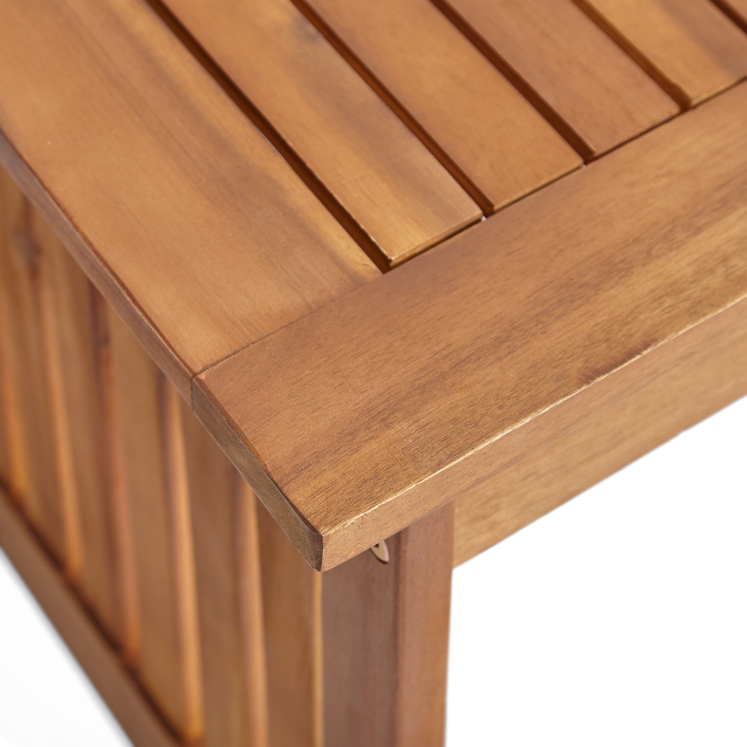 Photo inspiration: Wooden Stained Coffee Table Reference: Mondawe Brown And Antique Bronze Acacia Wood Coffee Table Stained