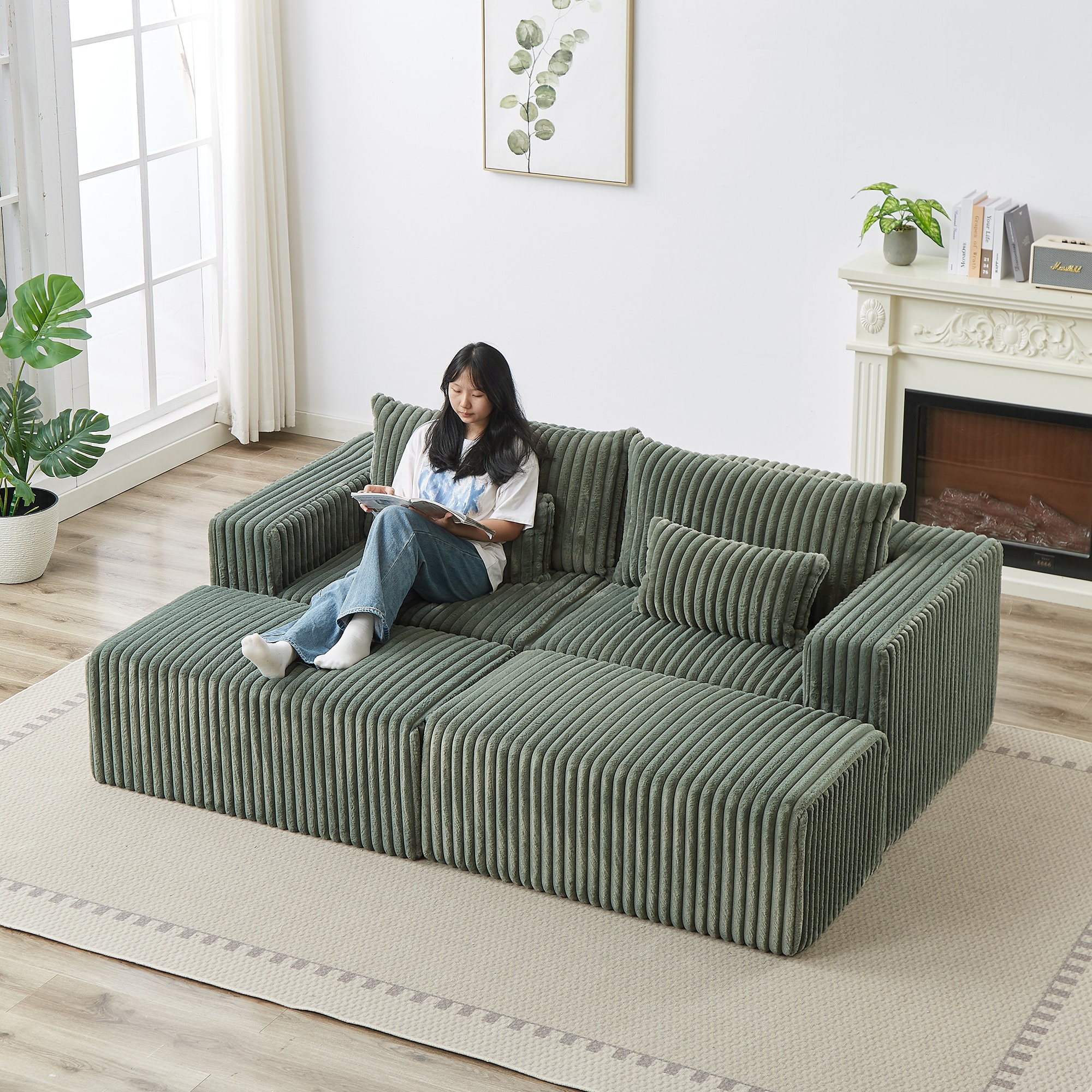 SINOFURN SYA020370GN Sofas-Loveseats - View #6