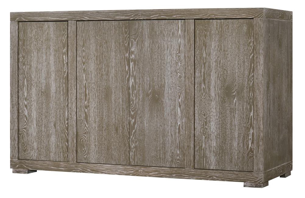 ACME FURNITURE 60174 Gabrian Transitional Reclaimed Gray Wood Rubberwood Sideboard