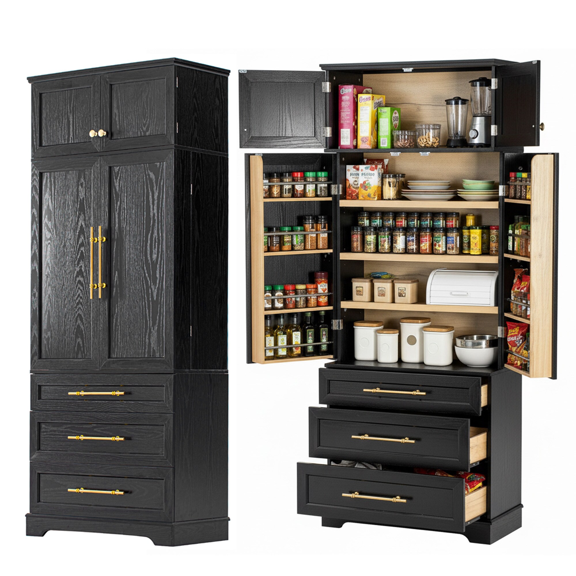 BABOOM BOM-67795BLK-OR Dining-Kitchen-Storarge - View #17