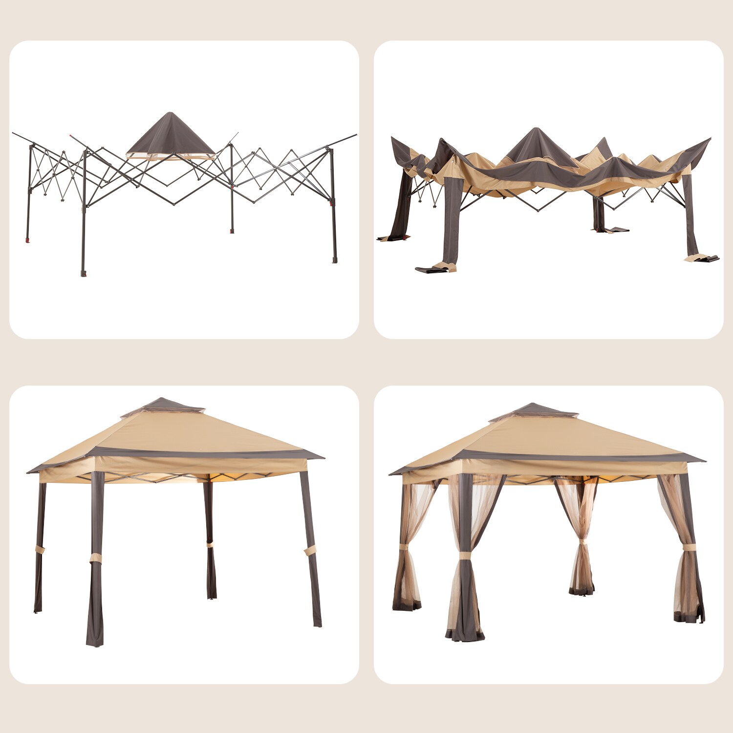 PamaPic ZP-TYZDZ-WL1 Wood-Resin-Gazebos - View #6