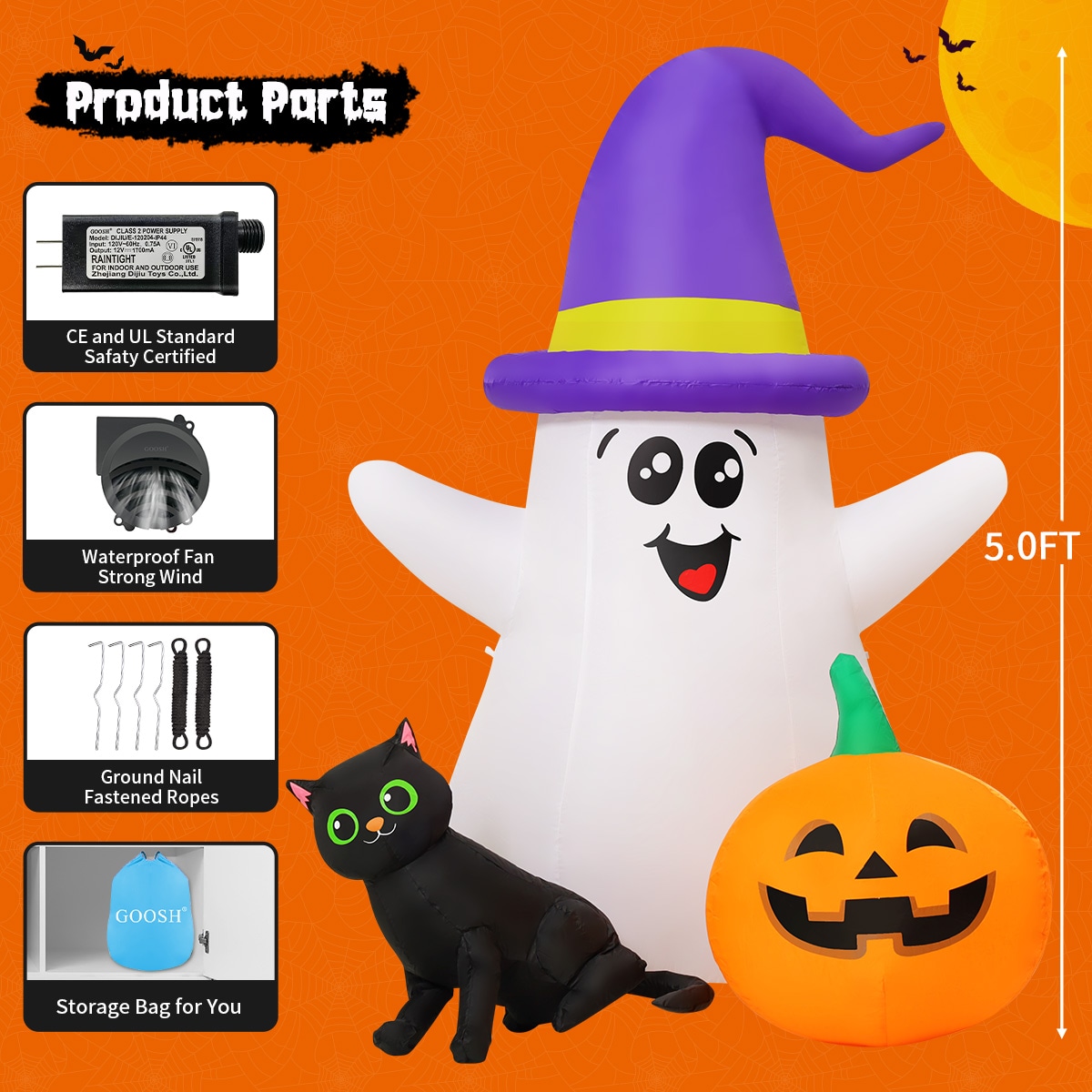 GOOSH DJ-WS-69470 Outdoor-Halloween-Decor - View #6