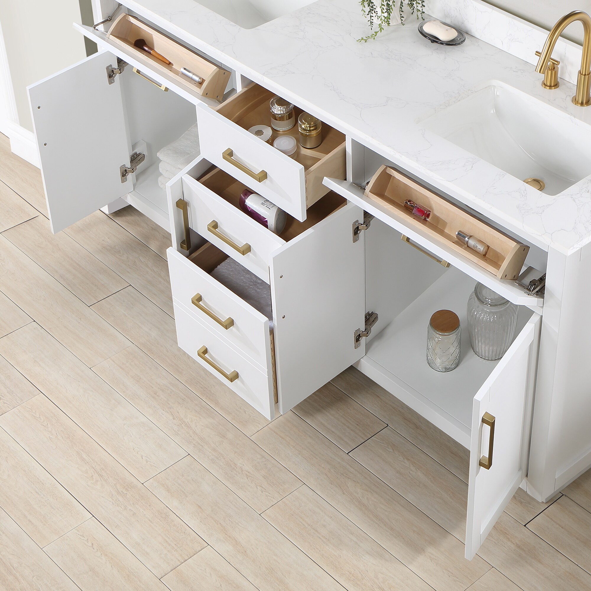 Altair 557072-WH-GW Bath-Vanity-Combo - View #7