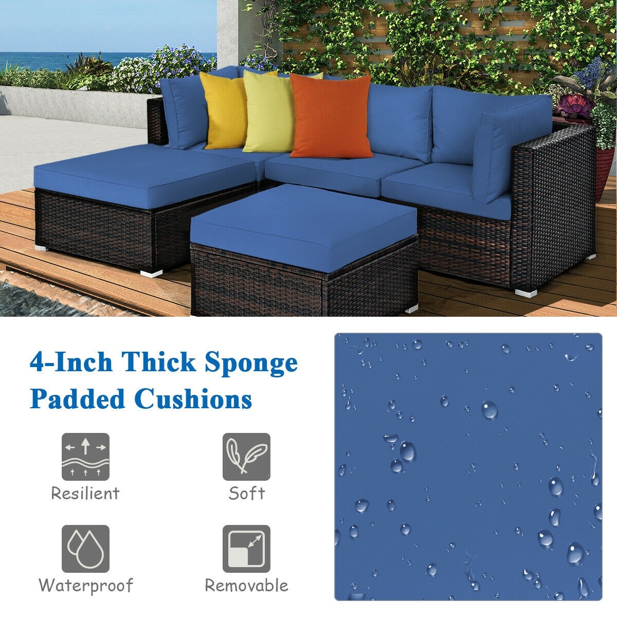 Forclover HBV-HW686NY Patio-Sofas-Daybeds - View #7