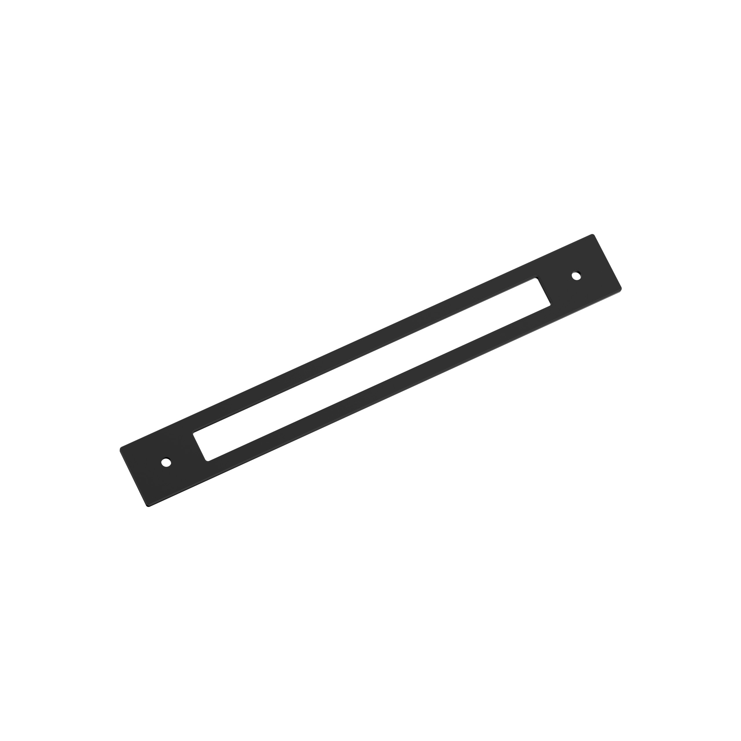 Amerock BP37786MB Matte Black Steel Backplate