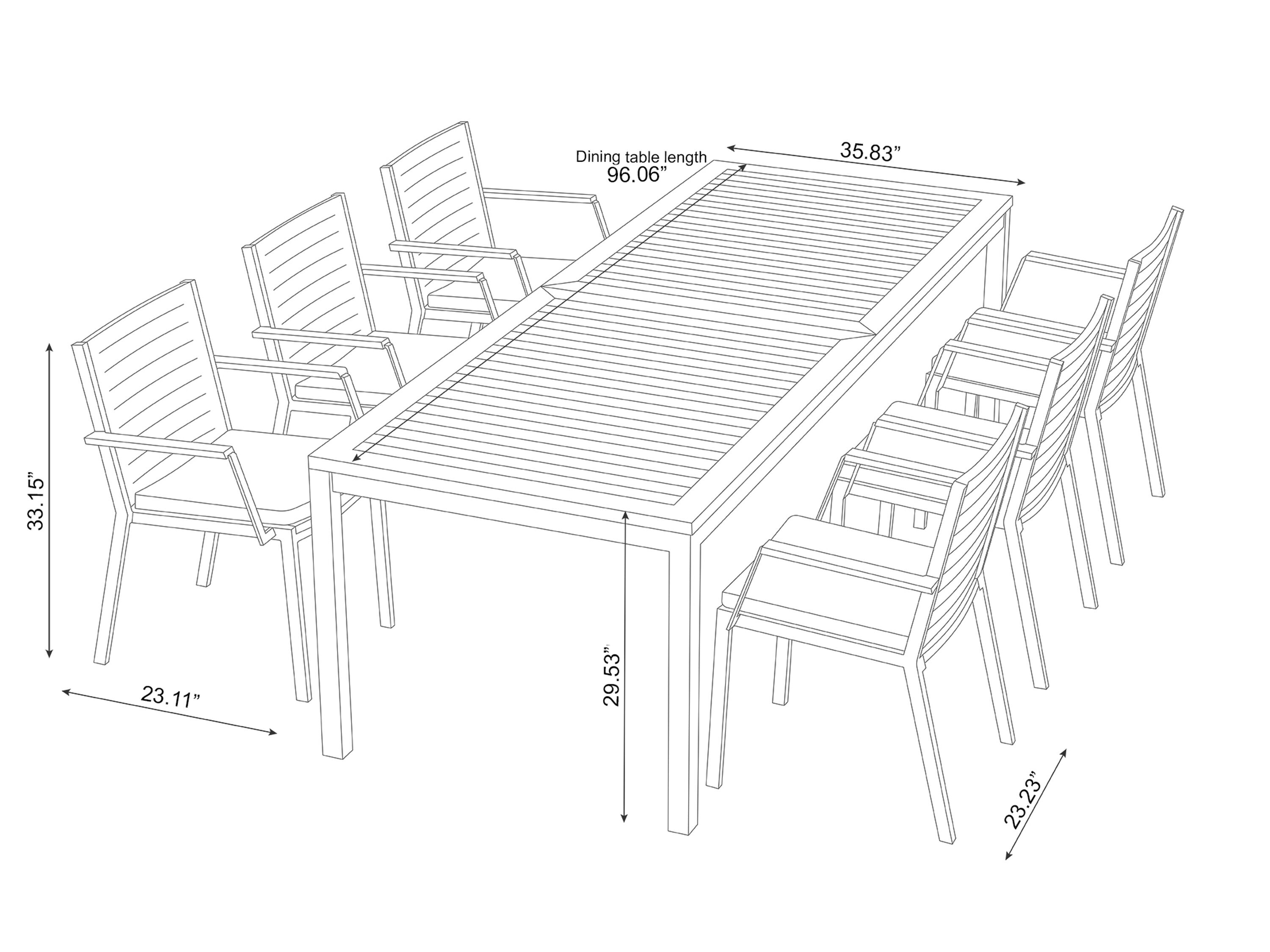 NewAge Products 91183 Patio-Dining-Sets - View #8