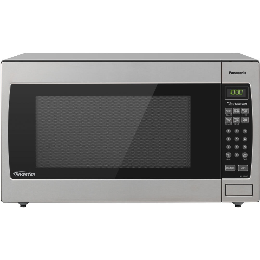 生活家電 炊飯器 Panasonic 2.2-cu ft 1250-Watt Countertop Microwave (Stainless 