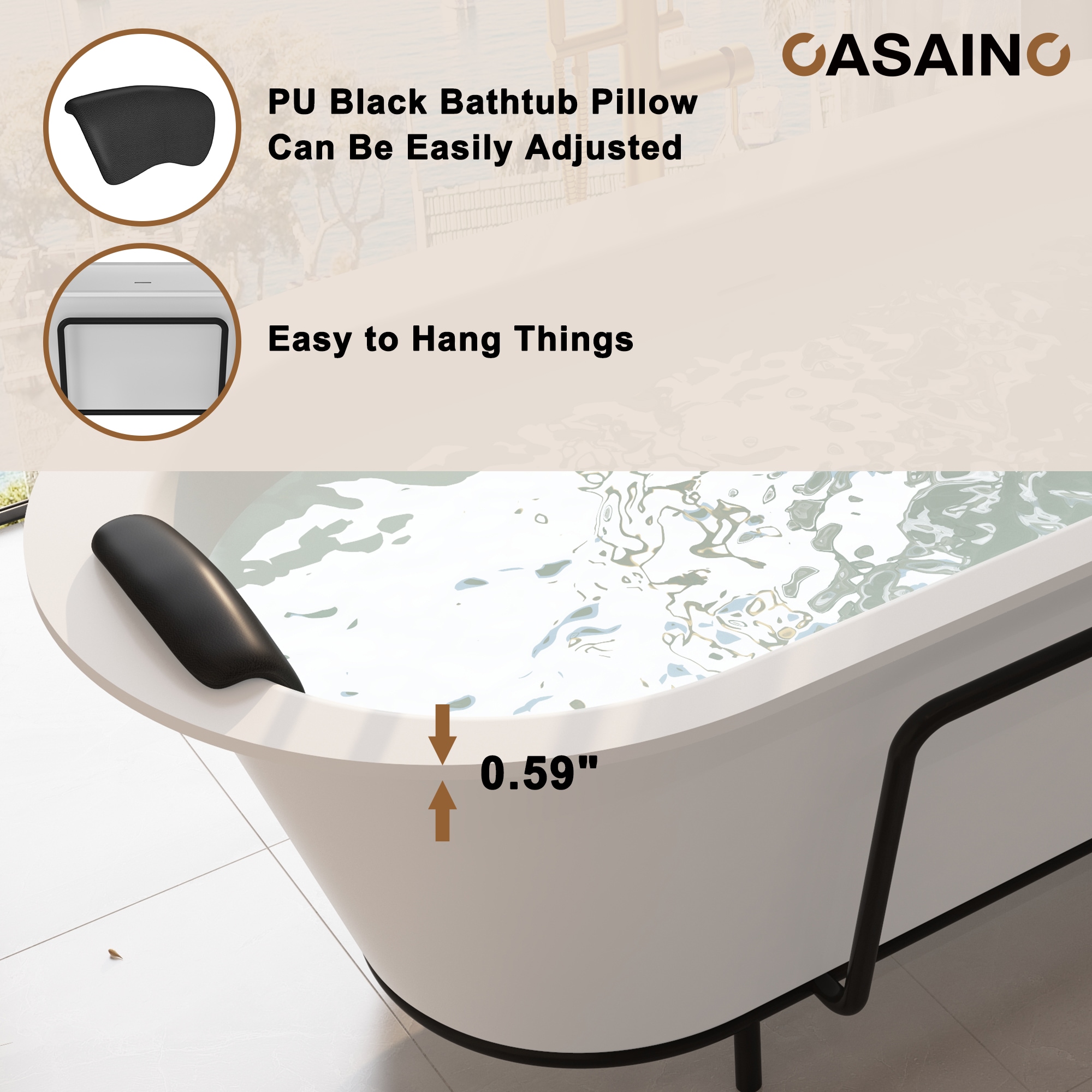 CASAINC CA-31-1700MW bathtubs - View #9
