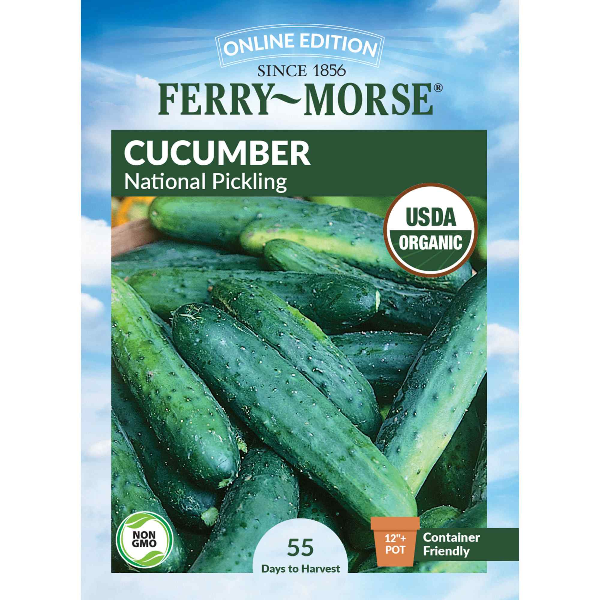 Ferry-Morse LC25.9714 Organic Cucumber Seeds 1.4 Gram(s)