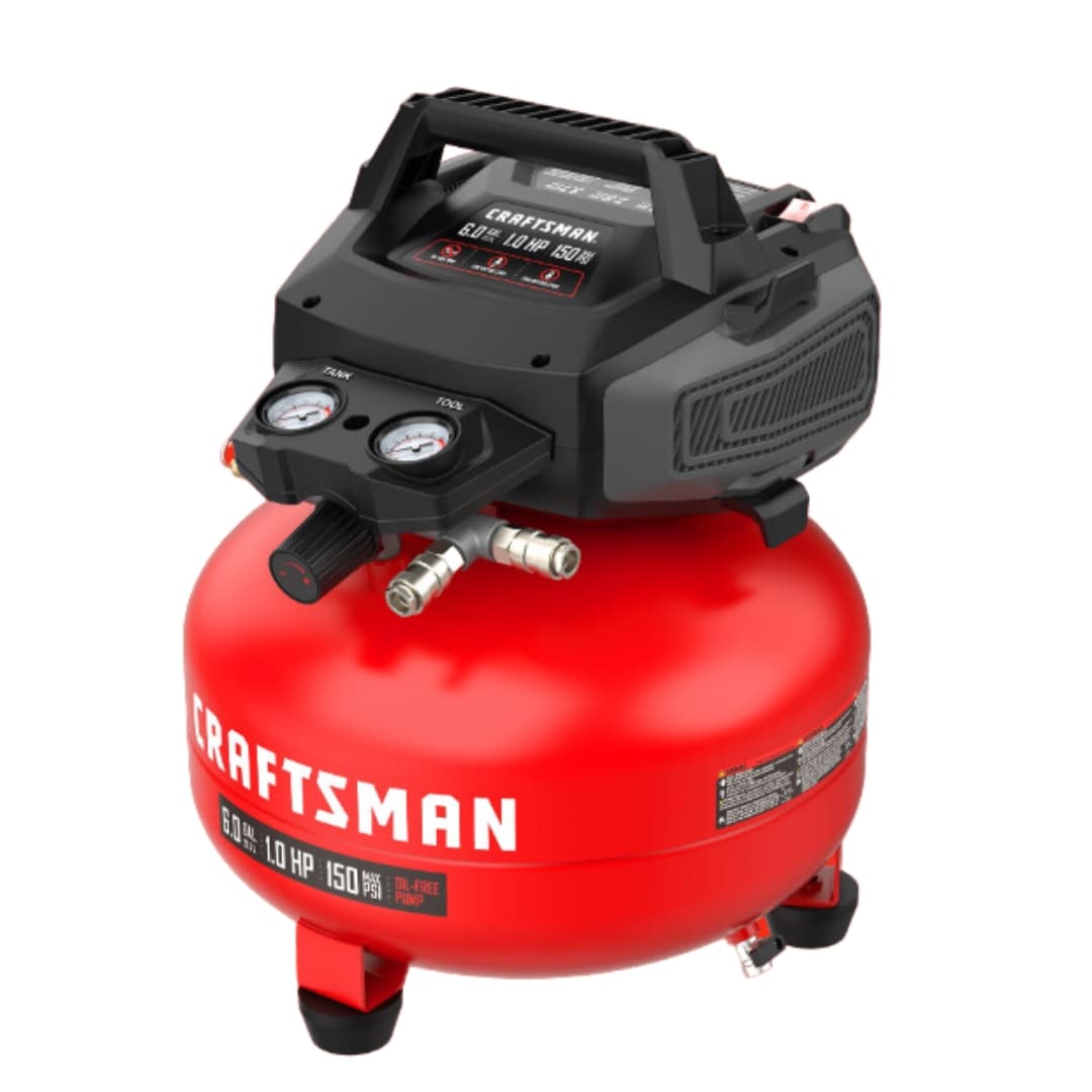 CRAFTSMAN CMXECXA02106410 6-Gallon Portable Electric 150 PSI Pancake Air Compressor