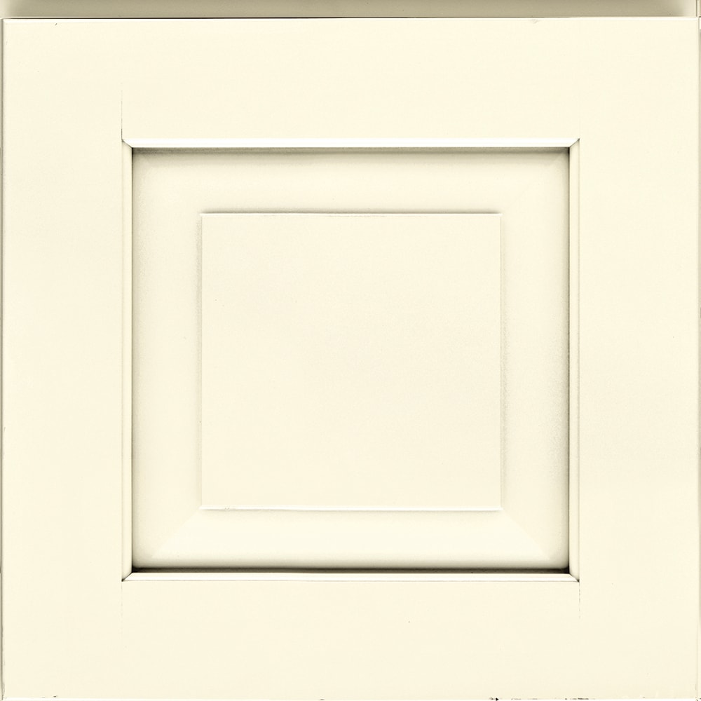 KraftMaid RDCDS,WLD,G87D Dakota 14.625-Inches W x 14.625-Inches H Warm White Painted Kitchen Cabinet Sample (Door Sample)
