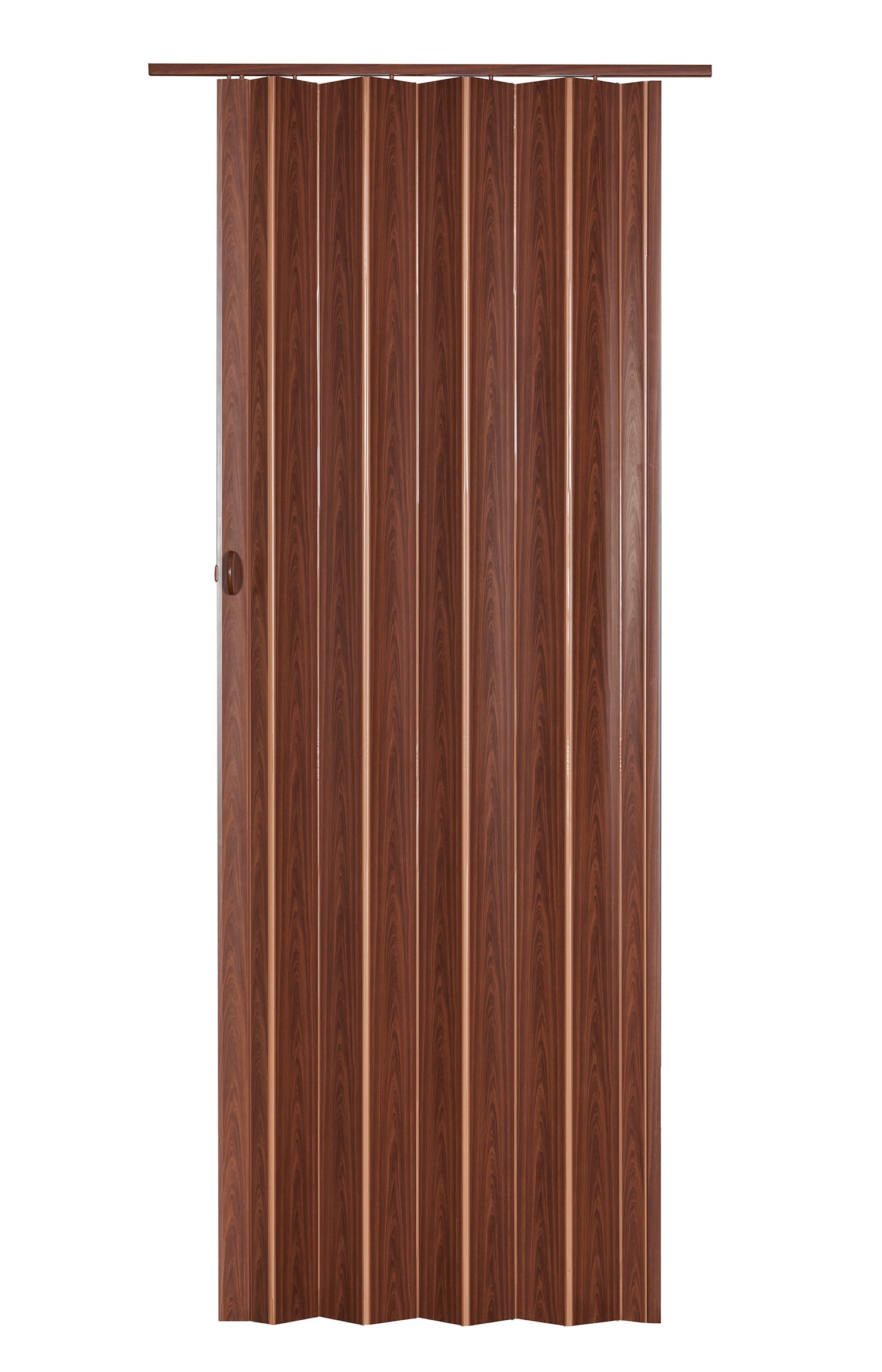 Spectrum HSECHO3280CH Echo 36-in x 80-in Reversible/Universal Handing Chestnut PVC Accordion Door ( Hardware Included )