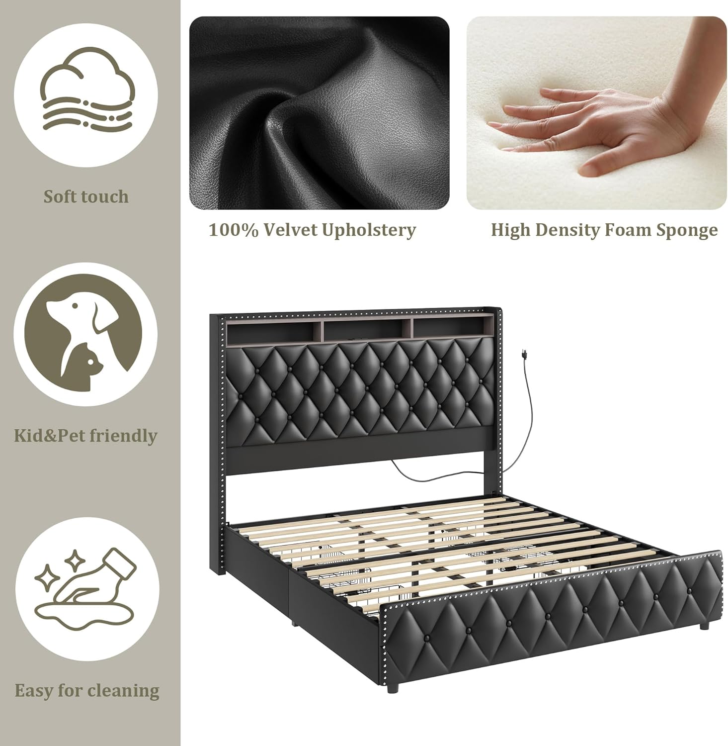 Qeetex LHF-BED-PHK-33E3R7K3 beds - View #4
