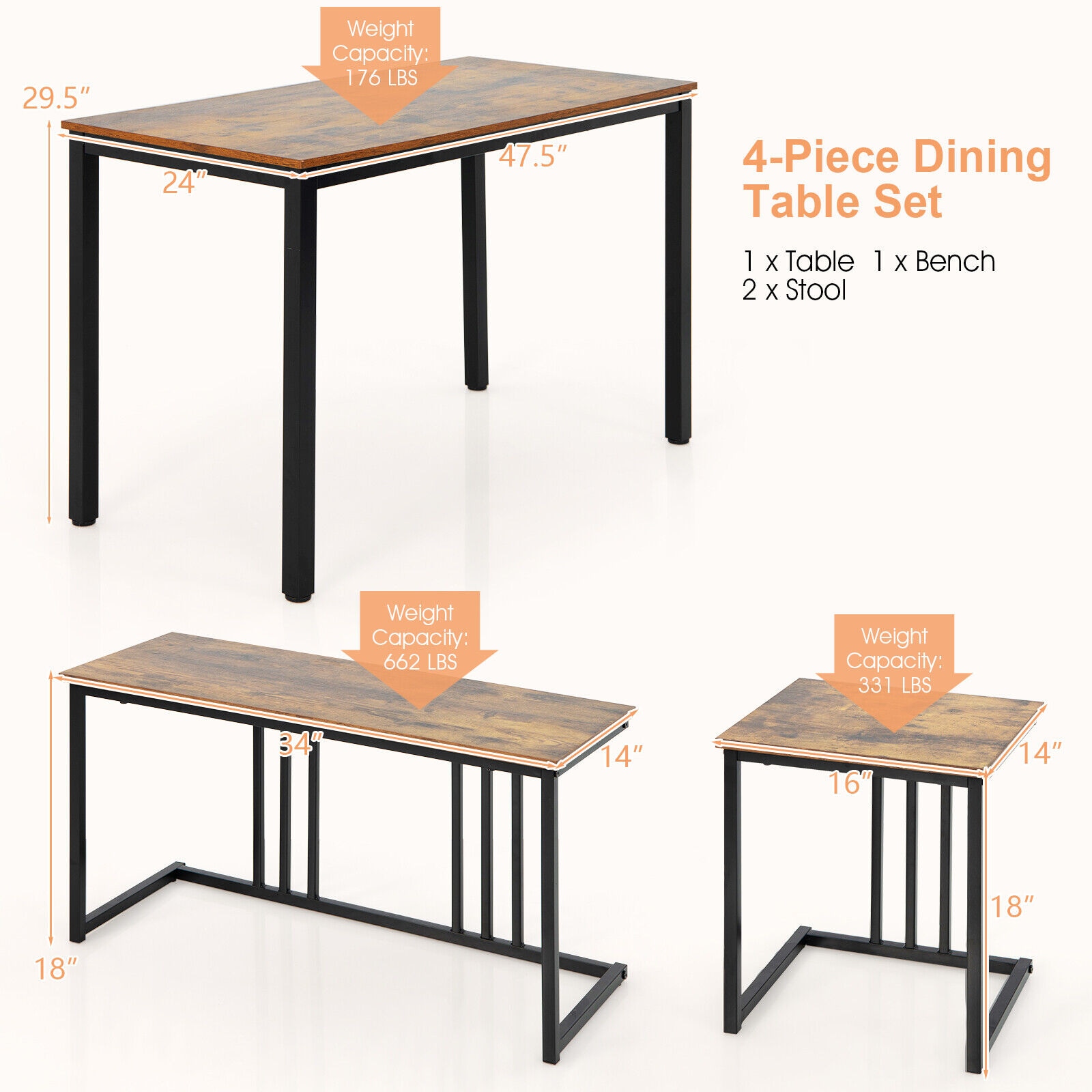 LIVIZA INS-10527CF Dining-Sets - View #5