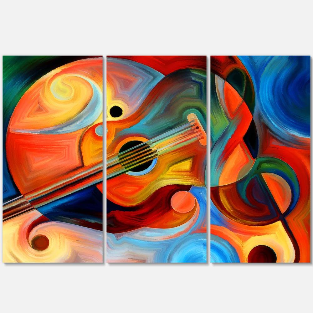 Designart PT6138-3P 28-Inches H x 36-Inches W Modern Canvas Print
