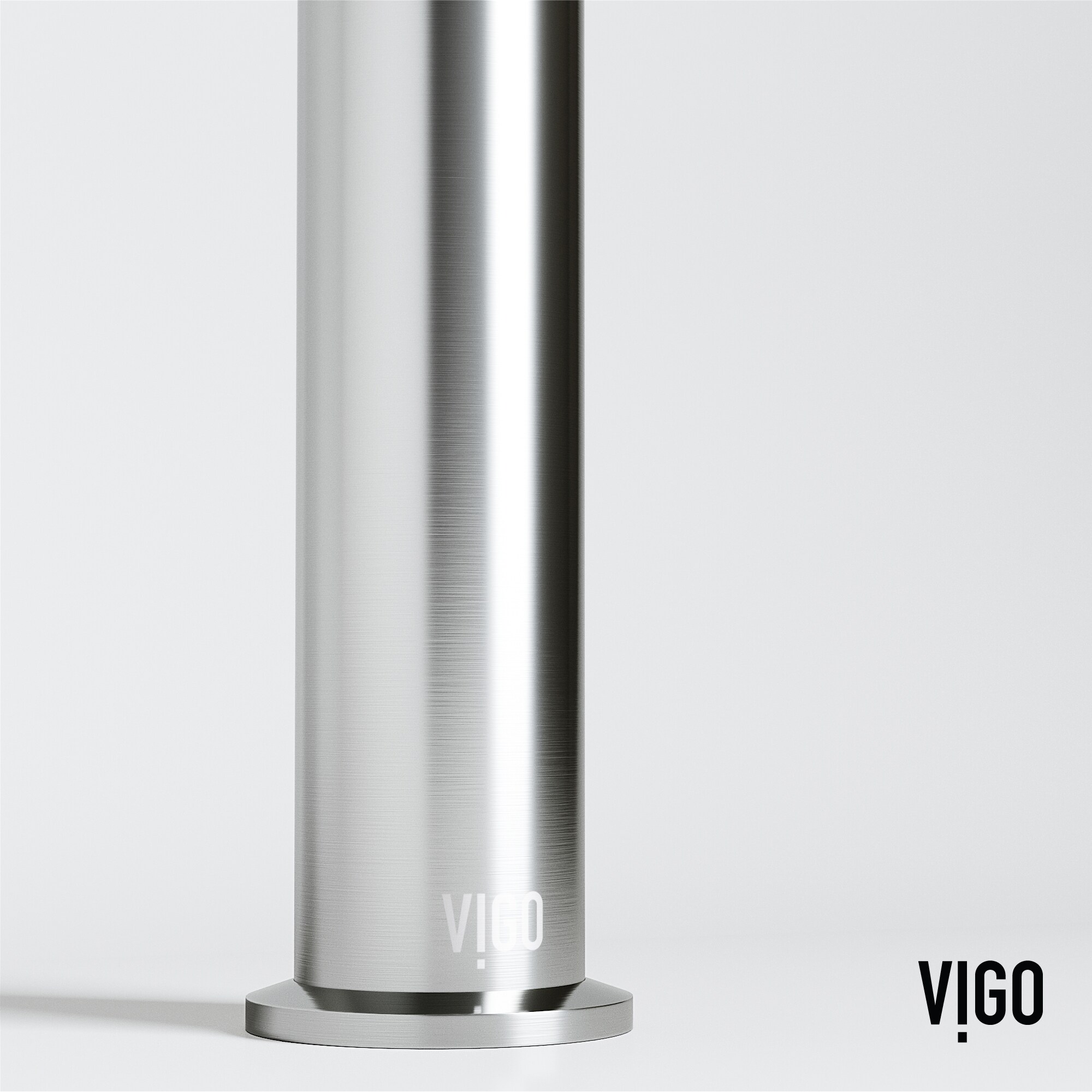 Sterling Vessel Bathroom Faucet with Diamond Knurling in Brushed Nickel