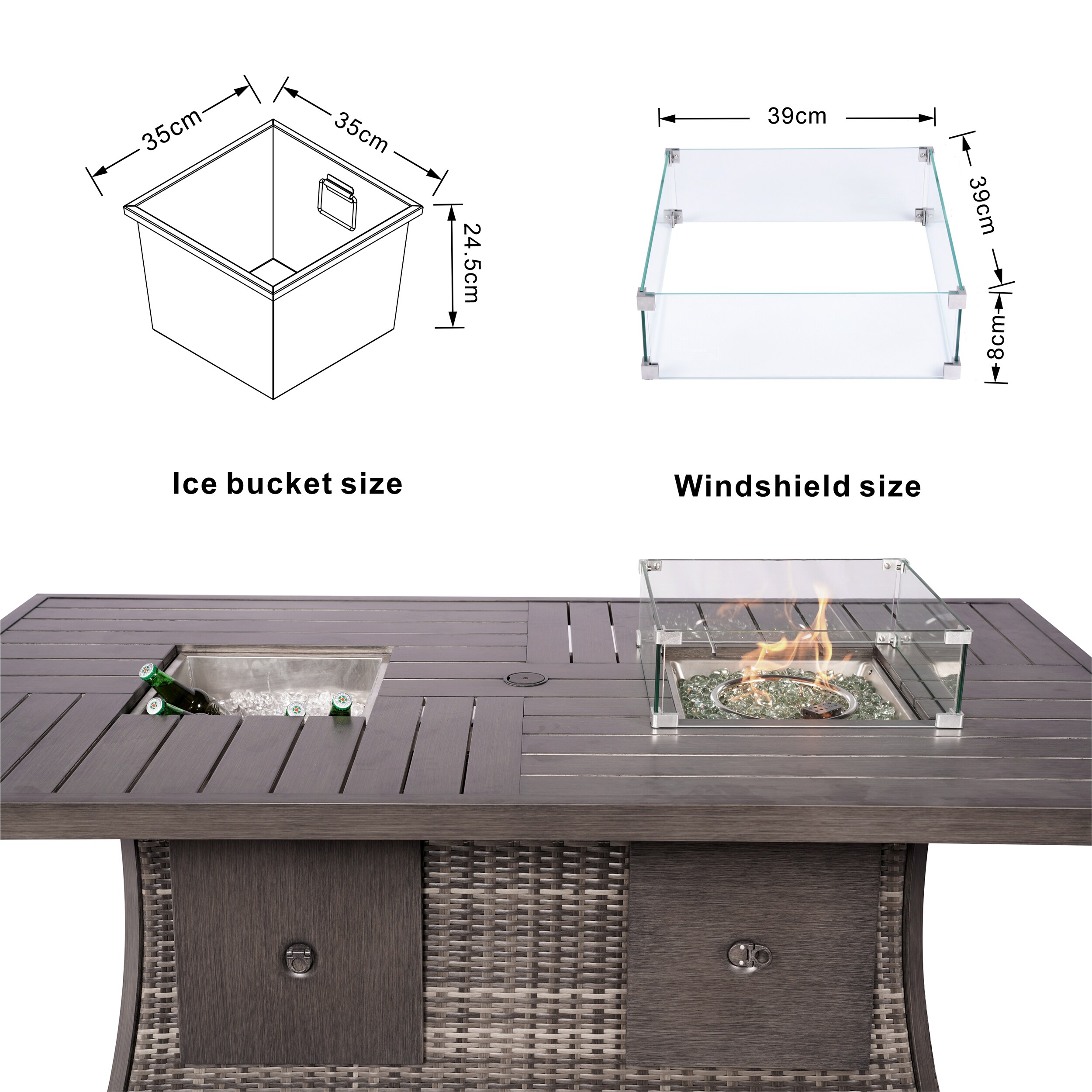 Moda Furnishings 1106FI-T-G Patio-Tables - View #9