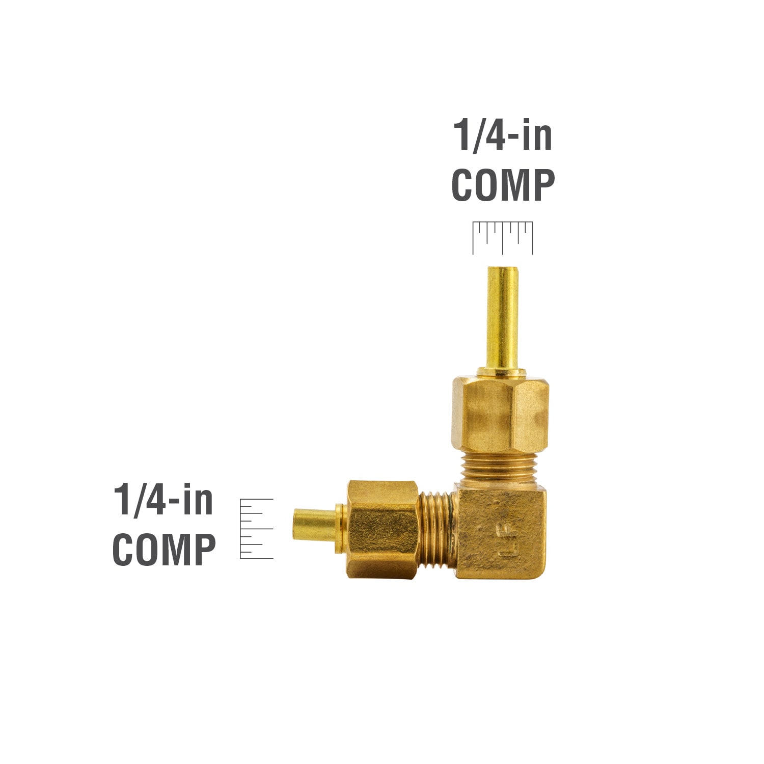 B & K CP-14NLB ProLine Series 1/4-Inch Compression x 1/4-Inch