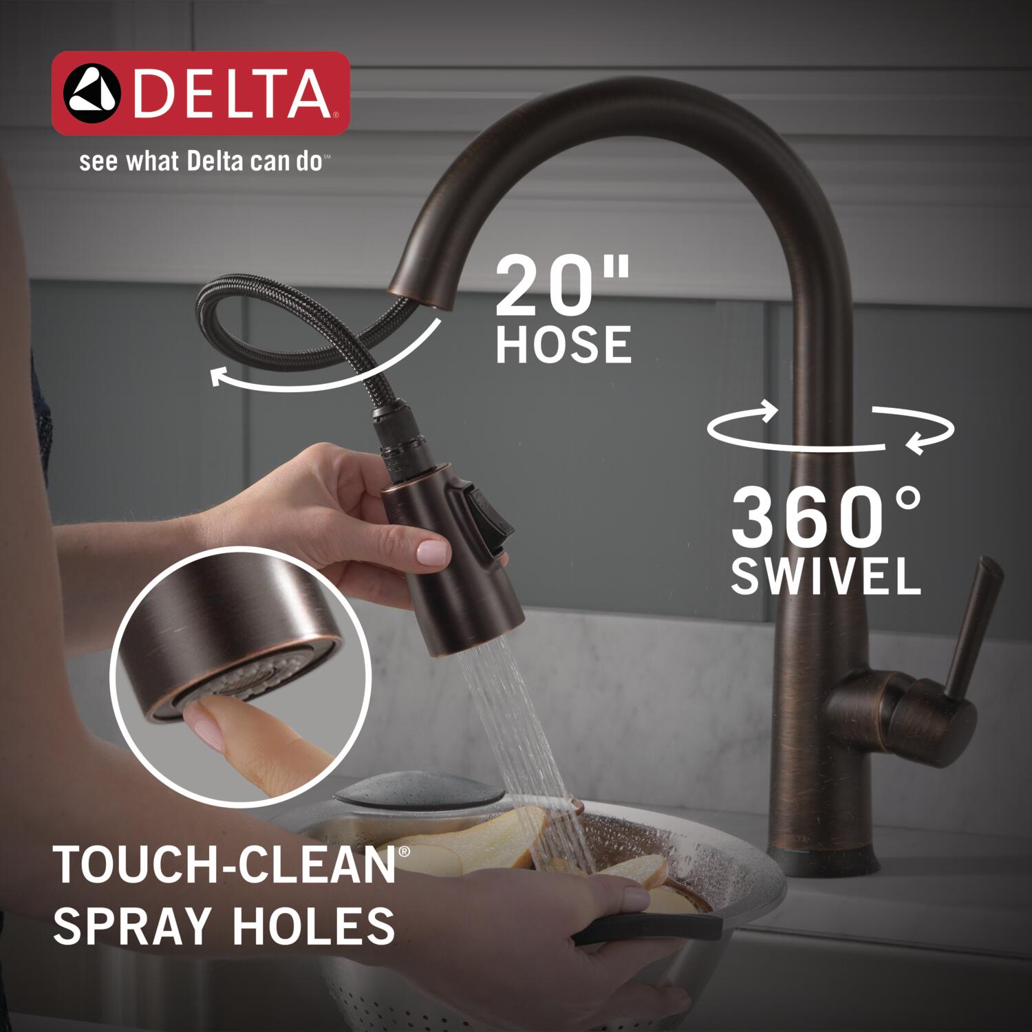 Delta 9113T-RB-DST Kitchen-Faucets - View #8