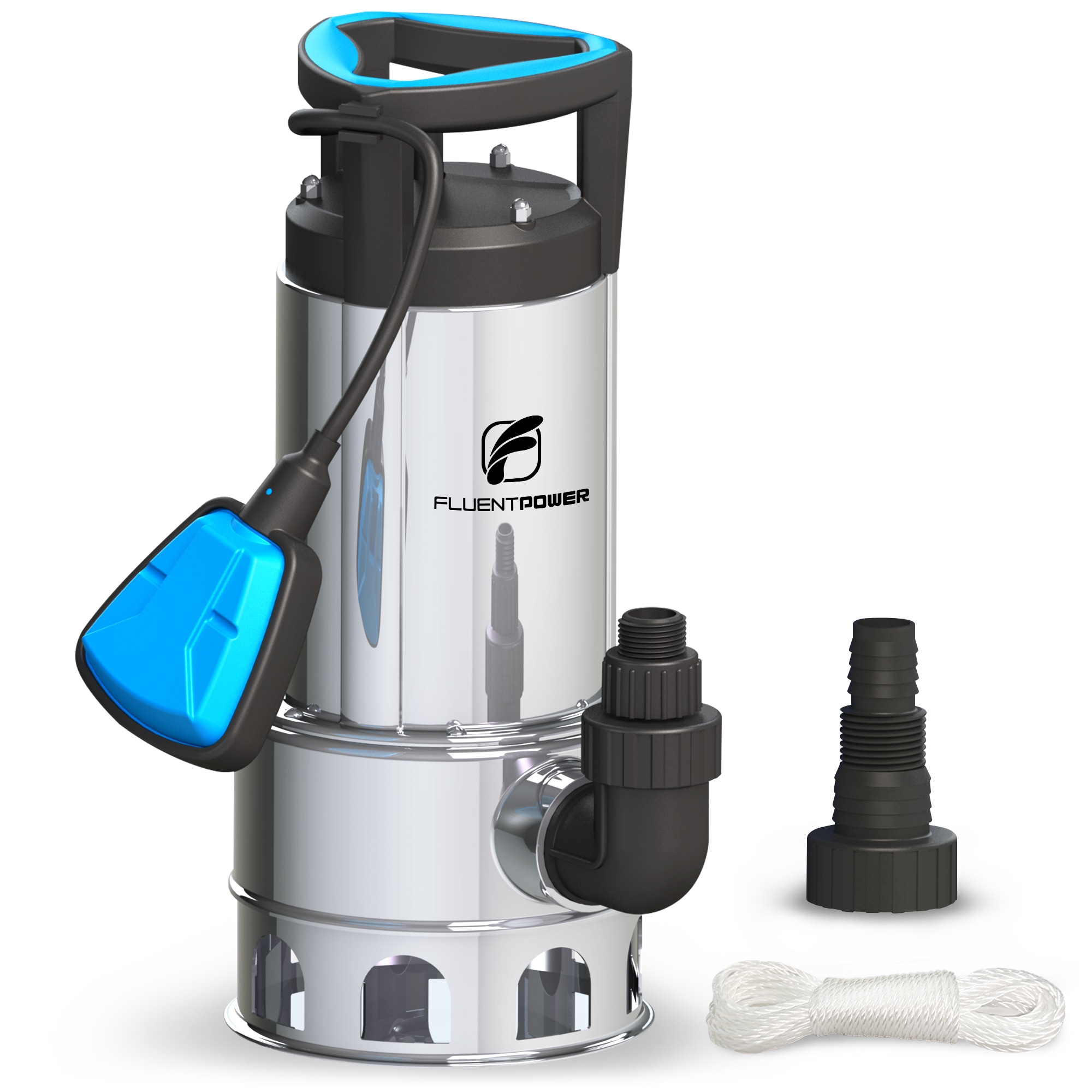 FLUENTPOWER 1-HP 110 -Volt 67-Gallon Stainless steel Submersible sump pump