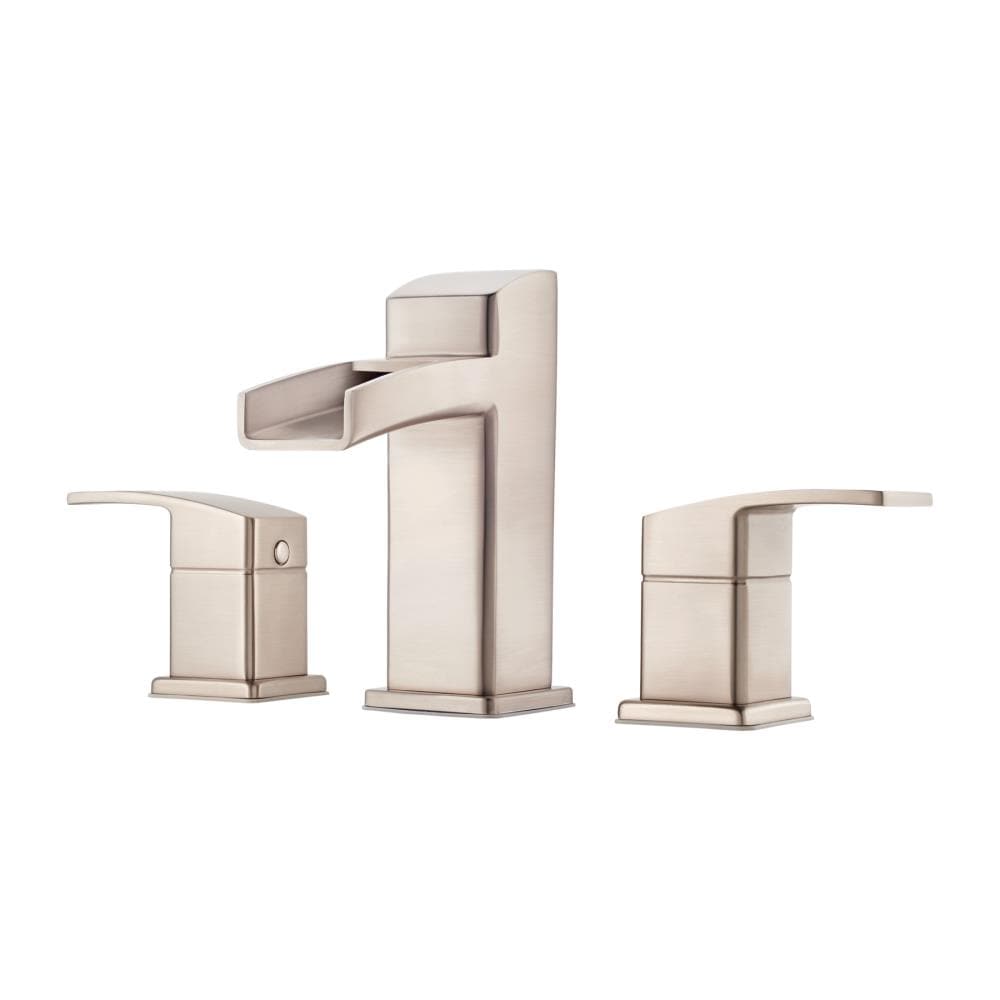 Pfister Kenzo Brushed Nickel 2-Handle 8-in Widespread WaterSense ...