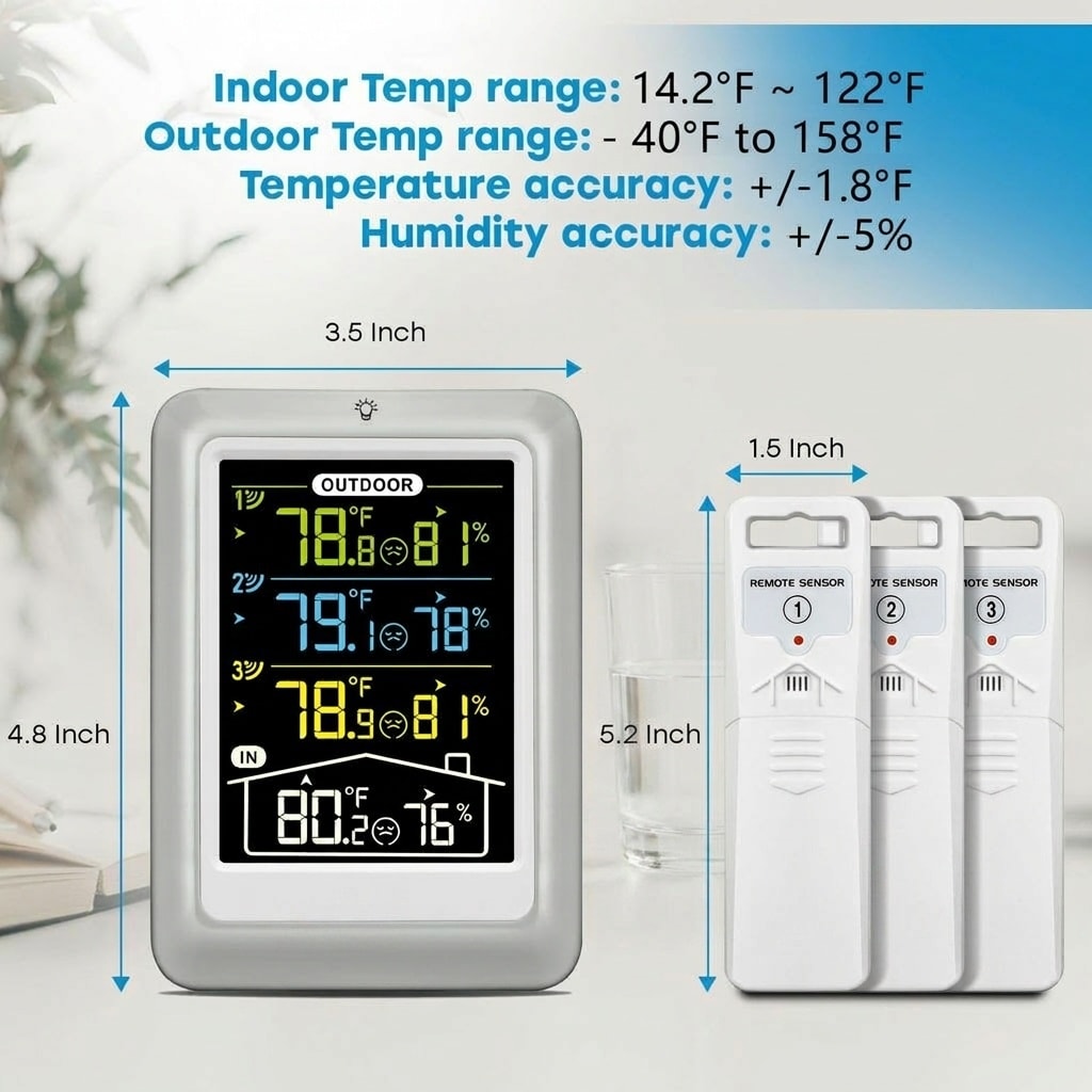 ITOPFOX L05IT10040 Digital-Weather-Stations - View #6