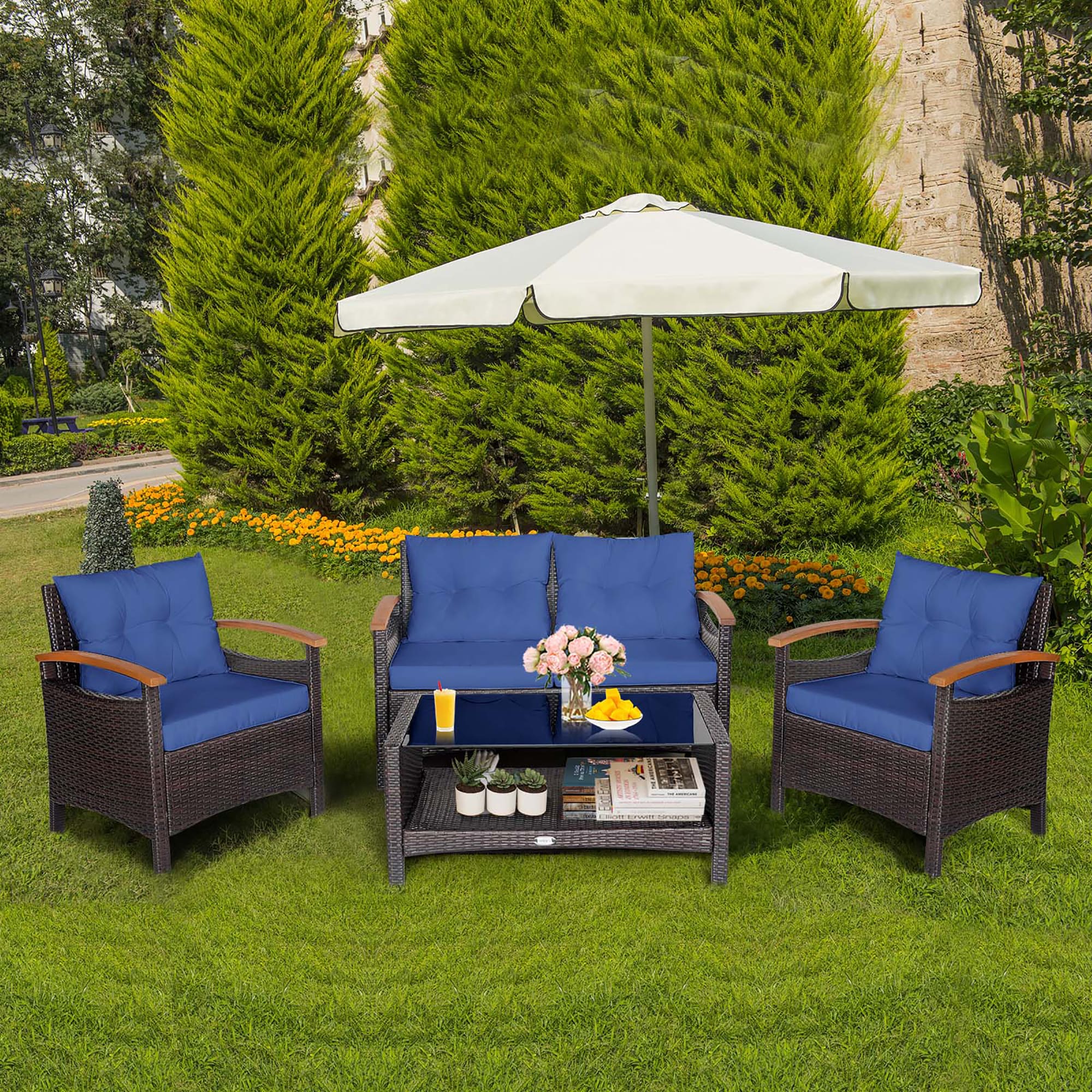 Costway HW69469NY+ Patio-Conversation-Sets - View #8