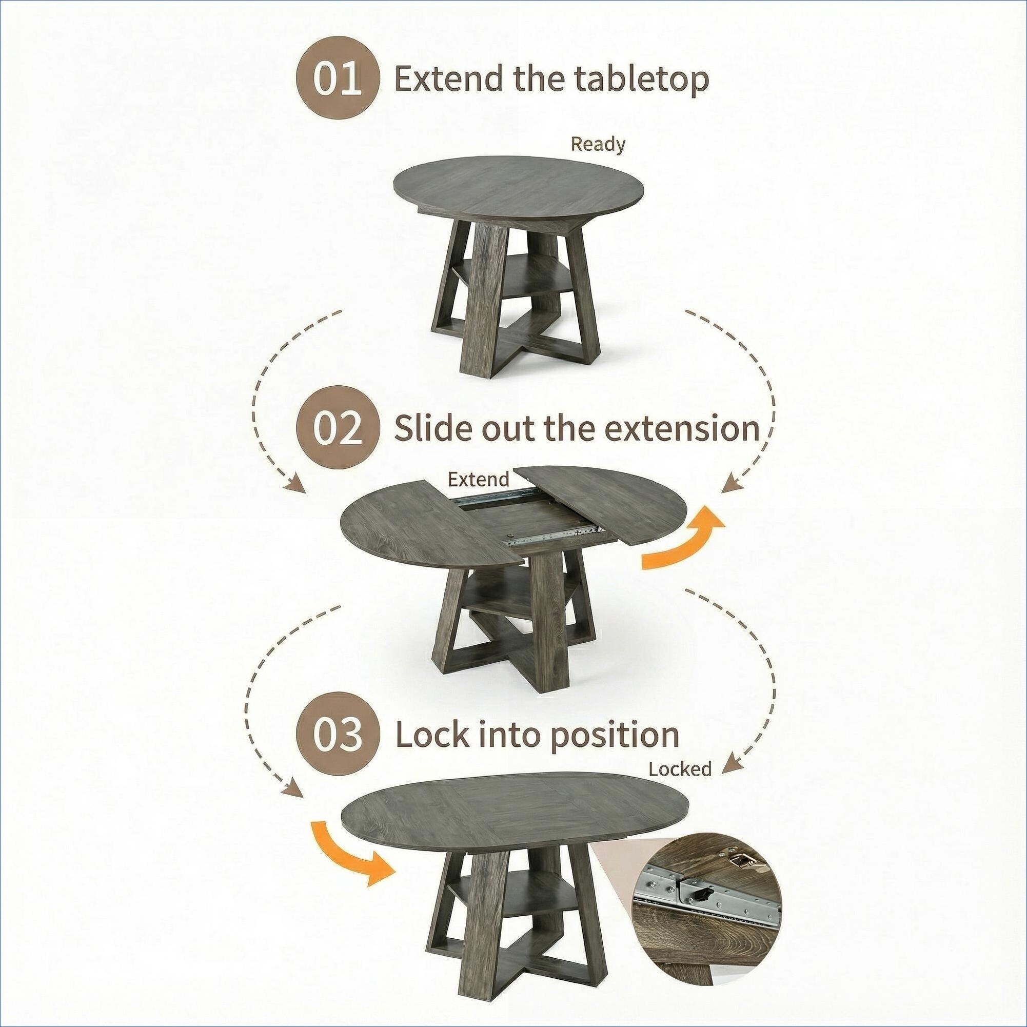 Watnature QB0VG99MQFNS Dining-Tables - View #7