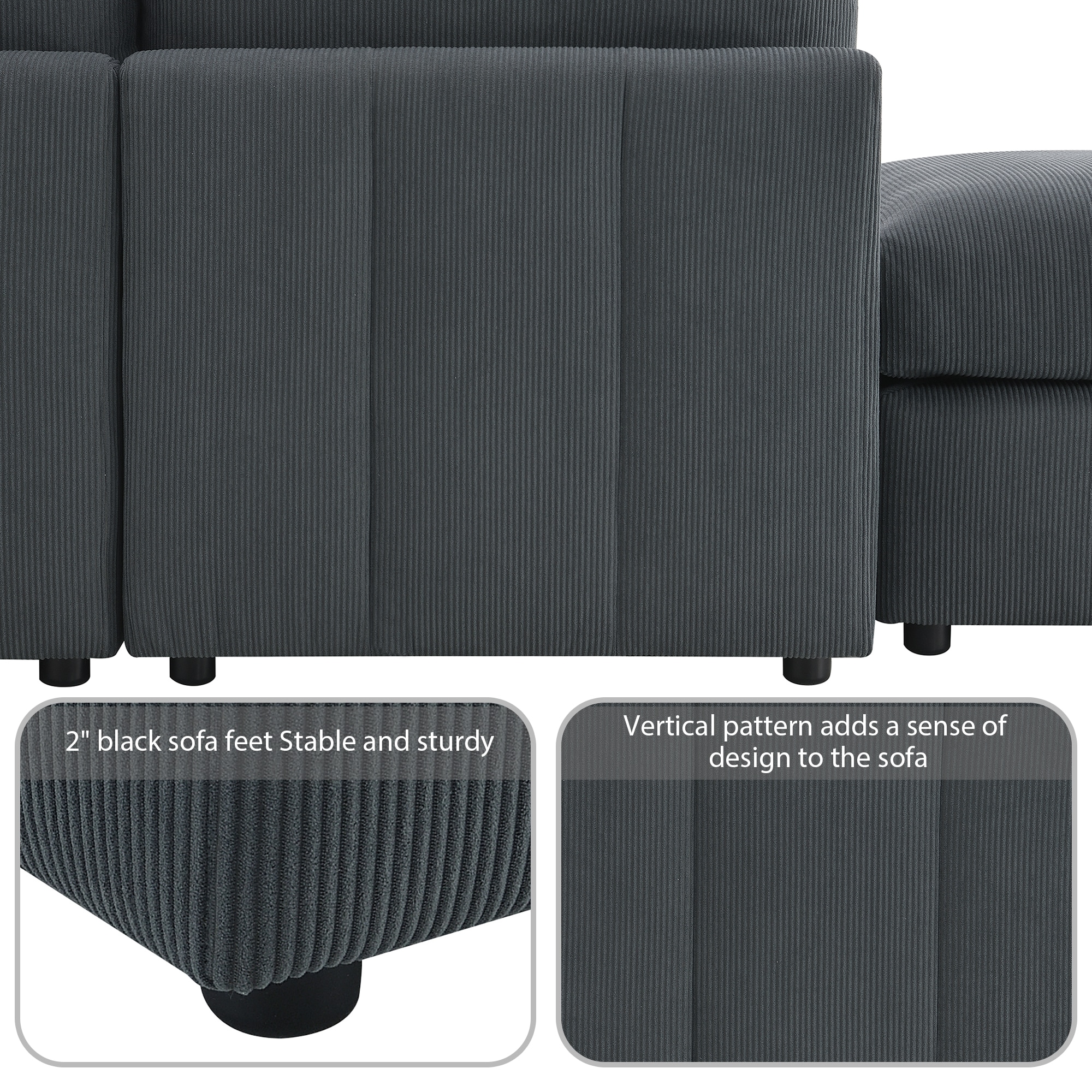 ModernLuxe GS000199AAE Sofas-Loveseats - View #5