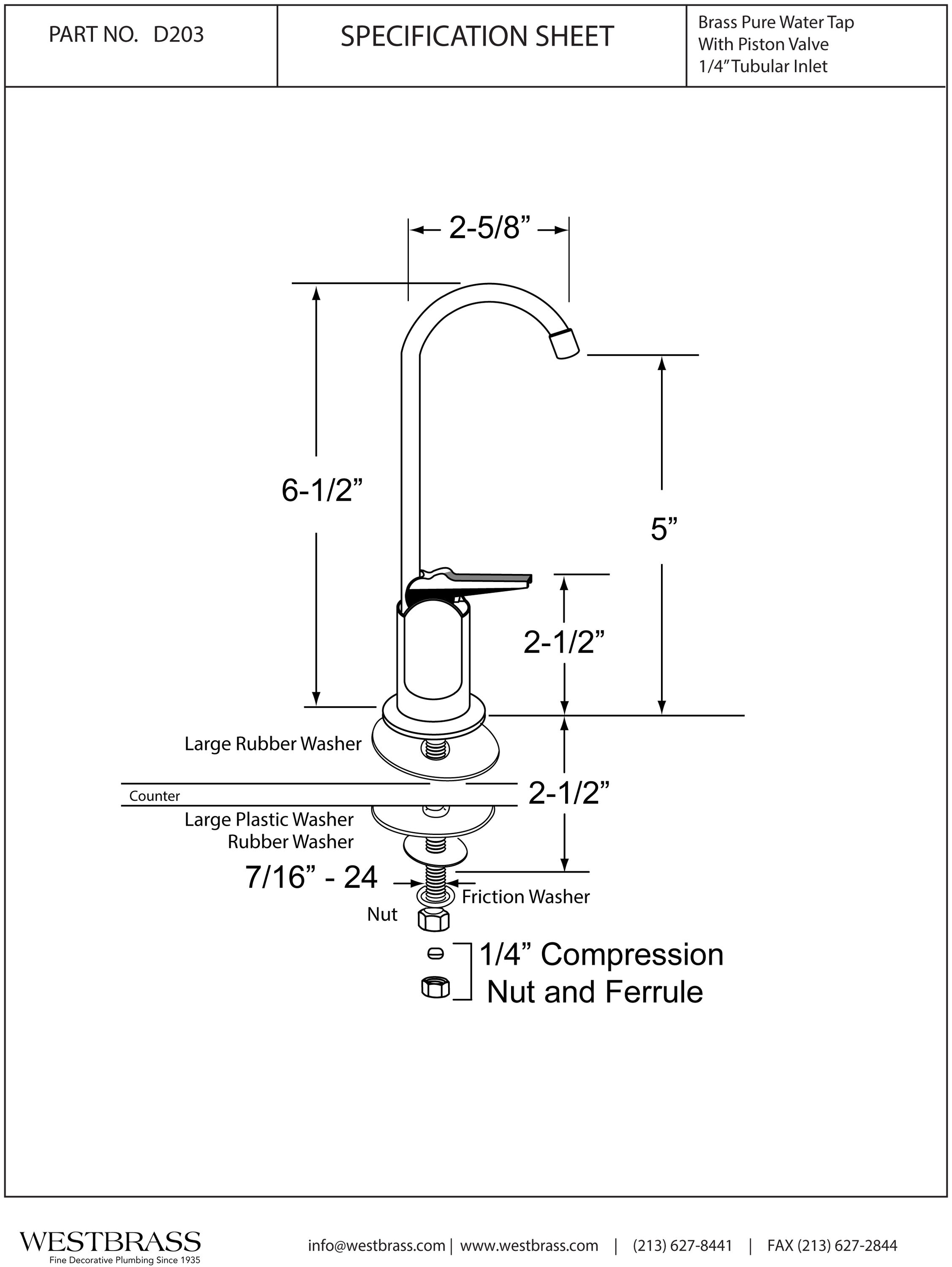WESTBRASS D203-NL-12 Hot-Water-Dispensers - View #2