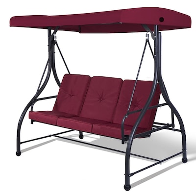 Canopy Swing Glider Hammock 2 Person Seat Garden Patio Porch Back Yard Furniture