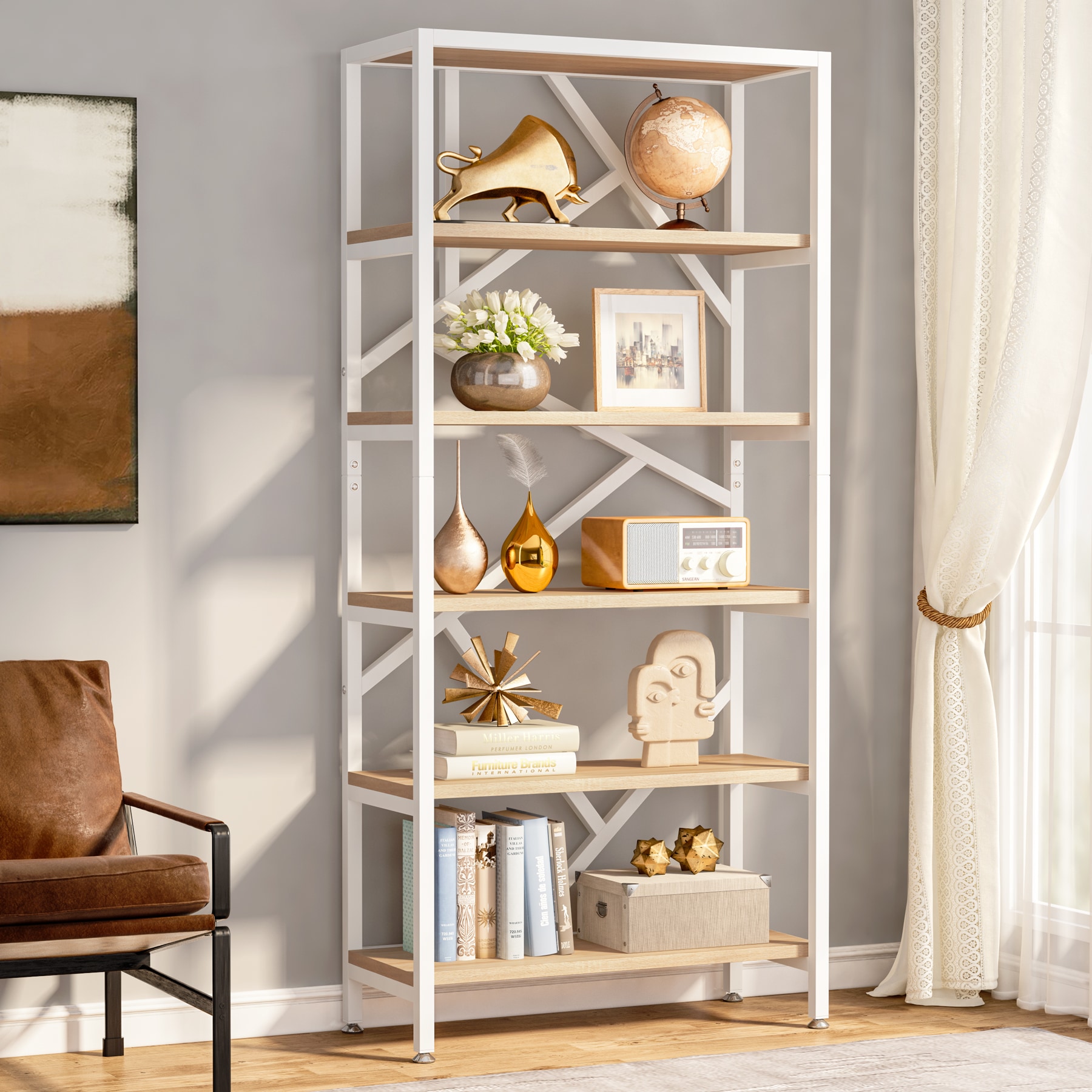 Tribesigns HOGA-U0198 bookcases - View #2