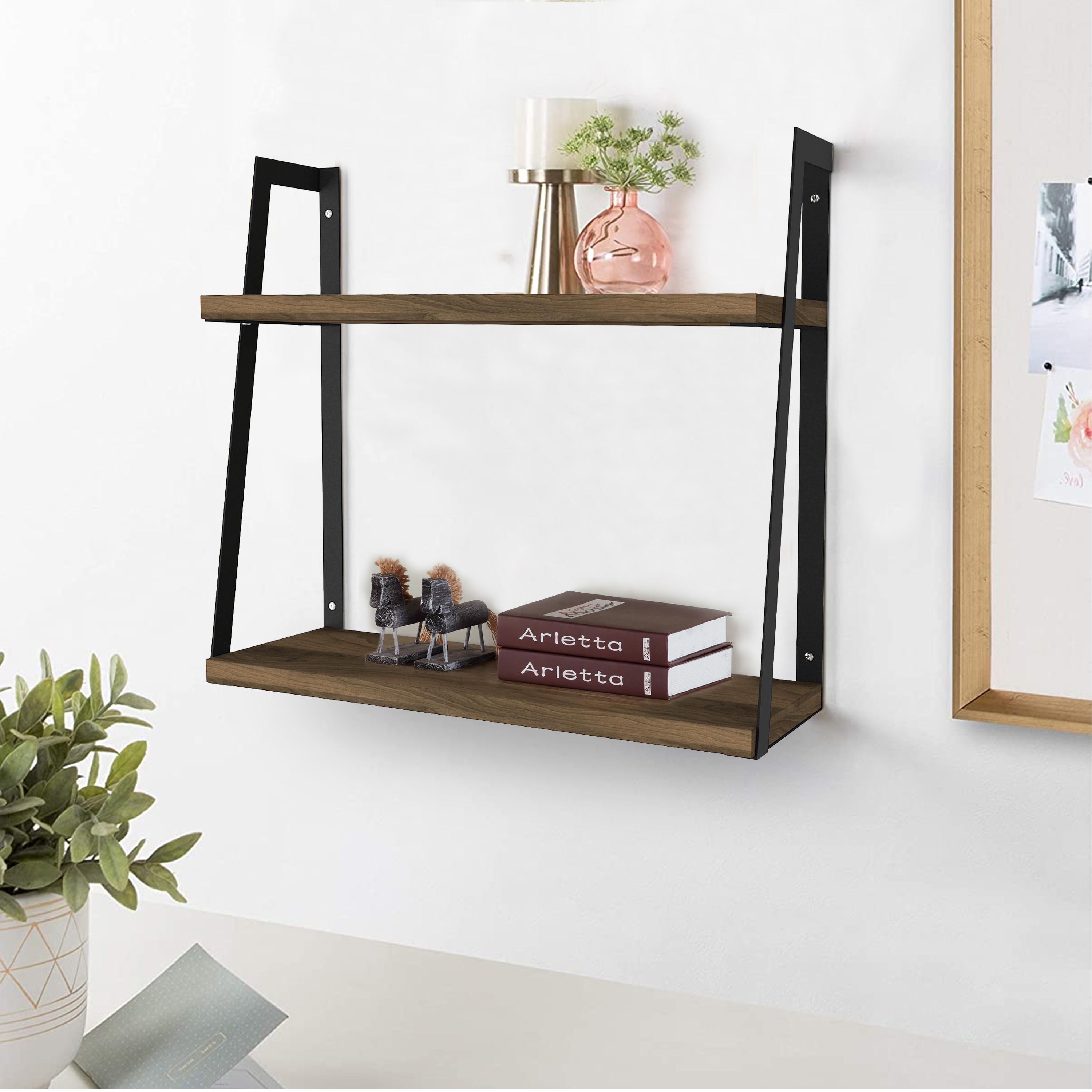 Benzara UPT-272760 Wall-Mounted-Shelving - View #9