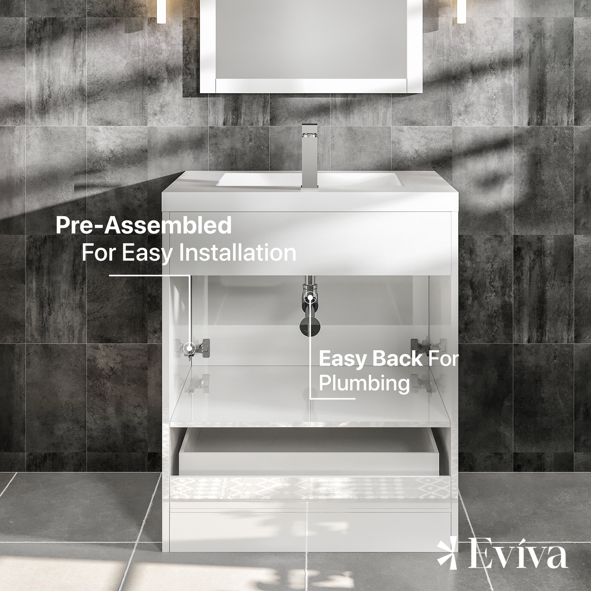 Eviva EVVN750-8-30WH Bath-Vanity-Combo - View #6