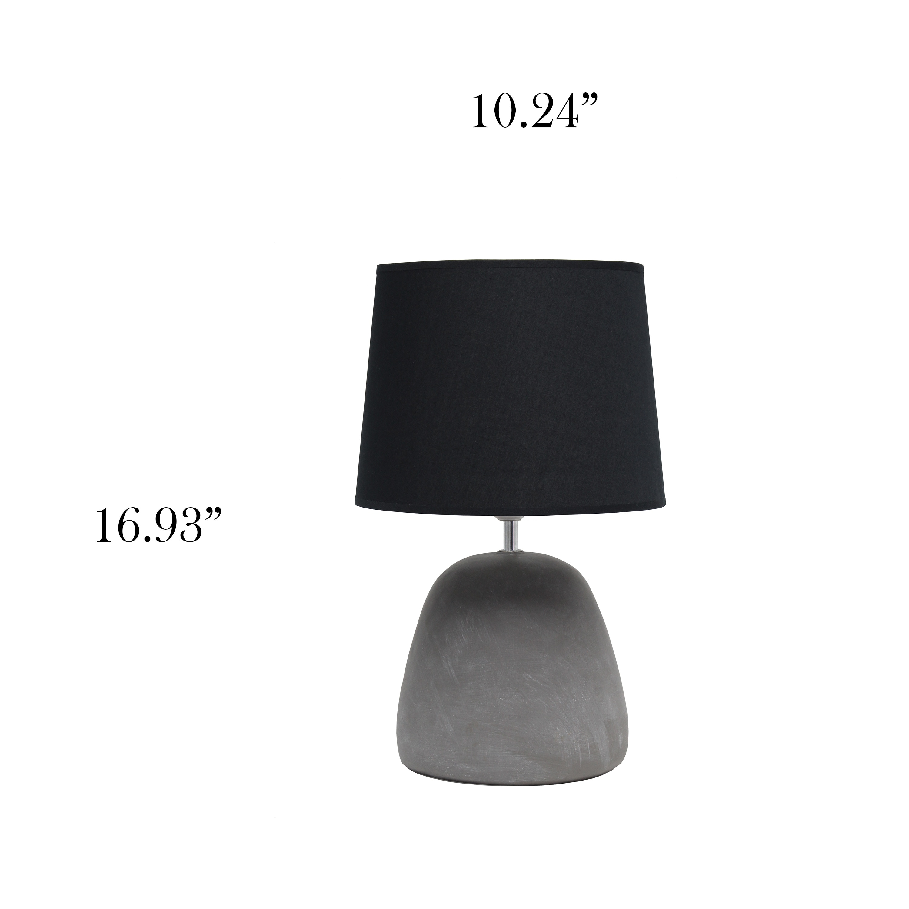 Simple Designs LT2058-BLK Table-Lamps - View #3