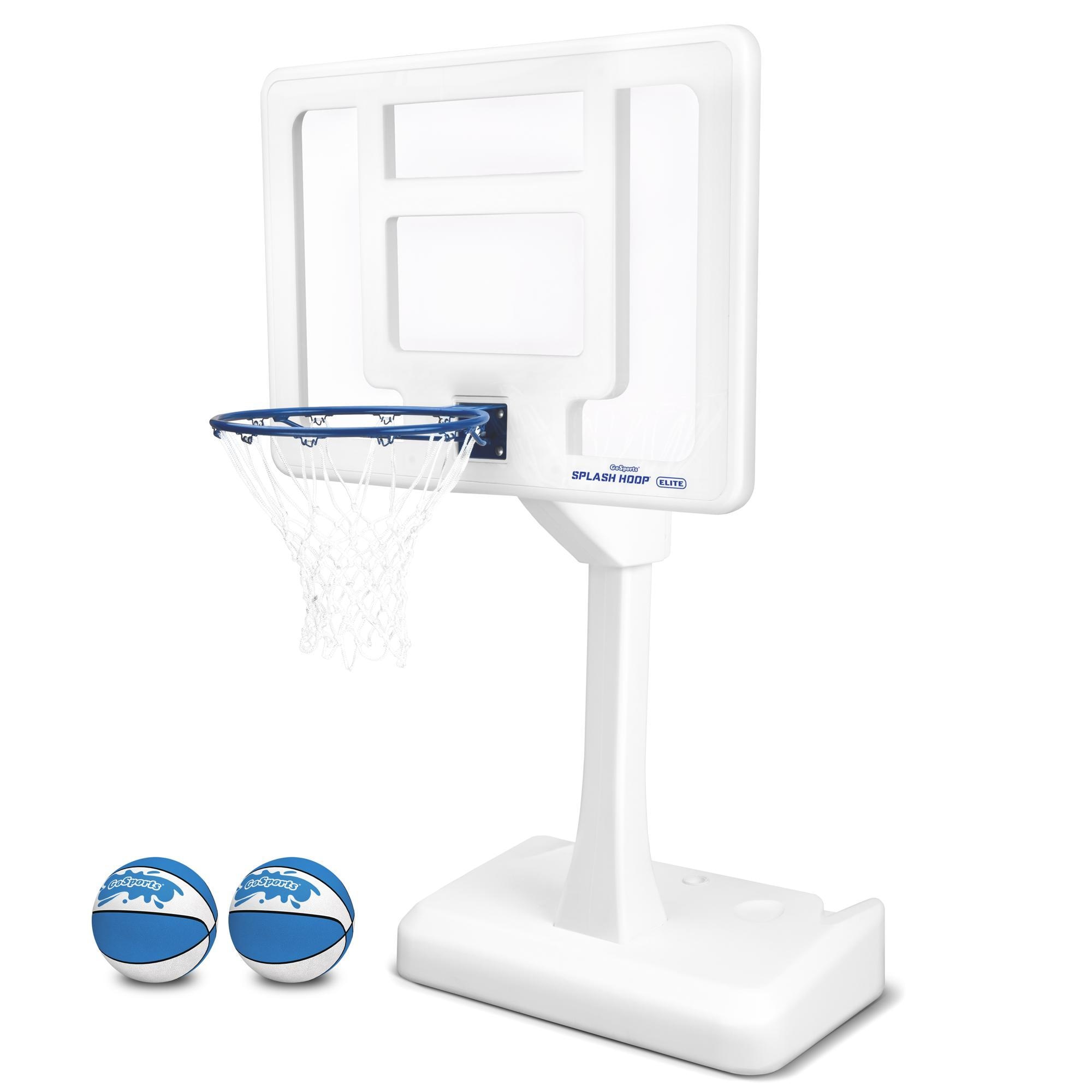 GoSports 815898029909 Splash Hoop Elite White Swimming pool basketball set