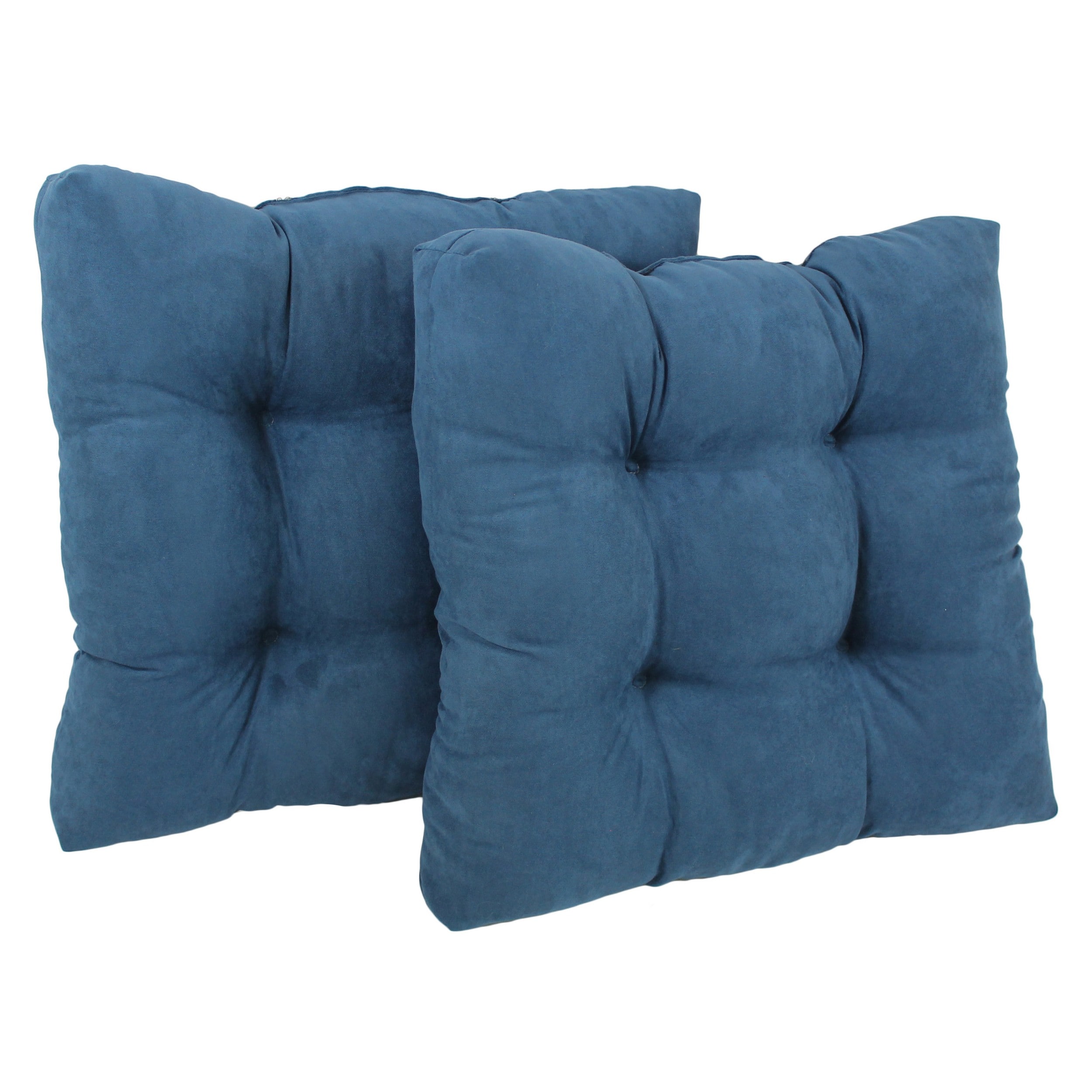 White shop velour cushions