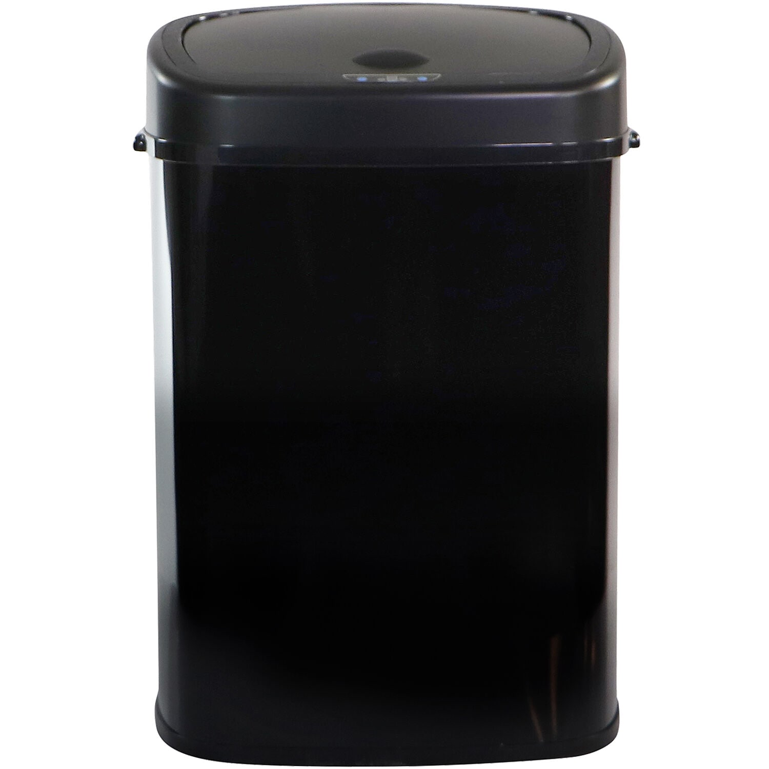 eModernDecor 20-Gallons Black Steel Touchless Kitchen Trash Can with Lid  Indoor in the Trash Cans department at