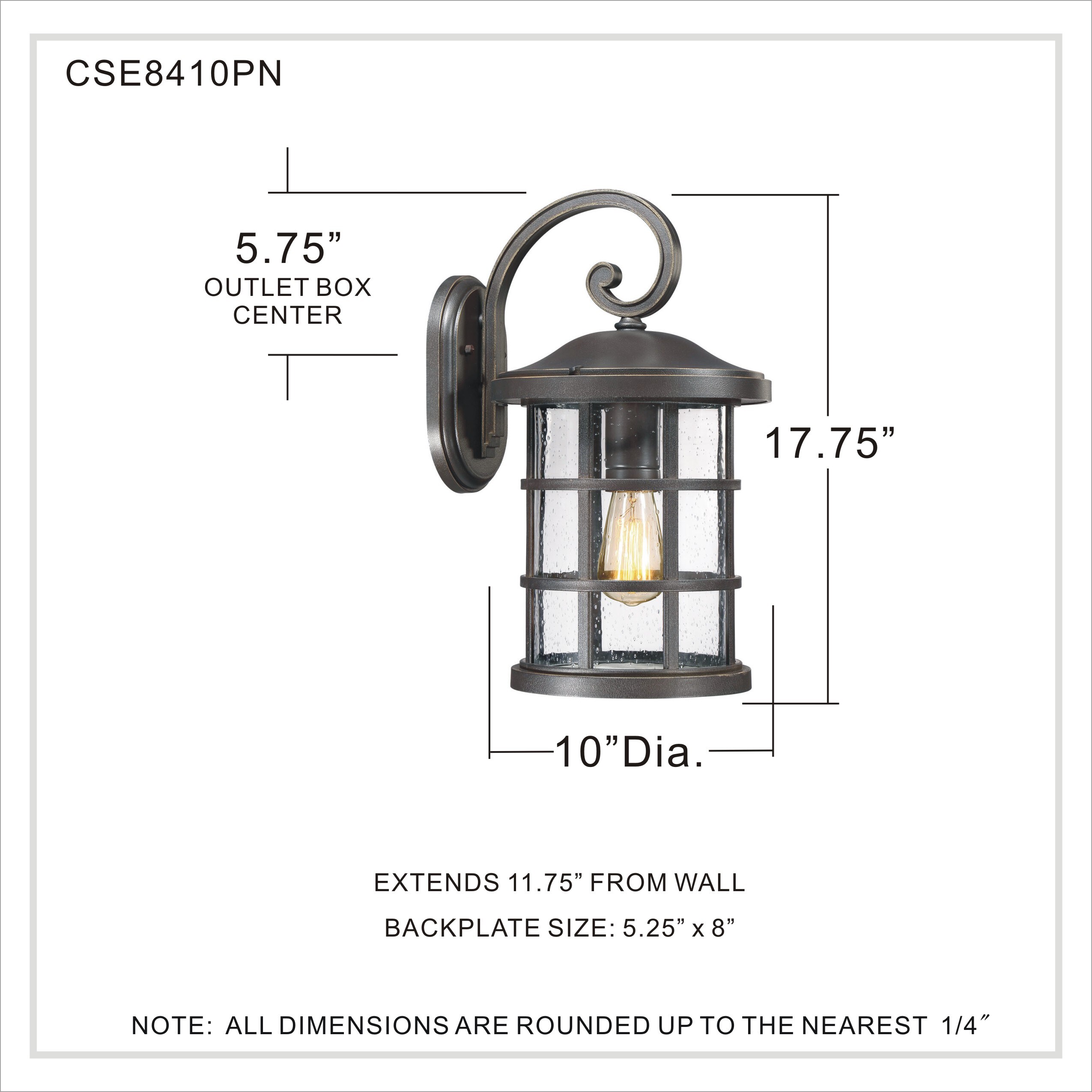 Quoizel CSE8410PN Outdoor-Wall-Lighting - View #9