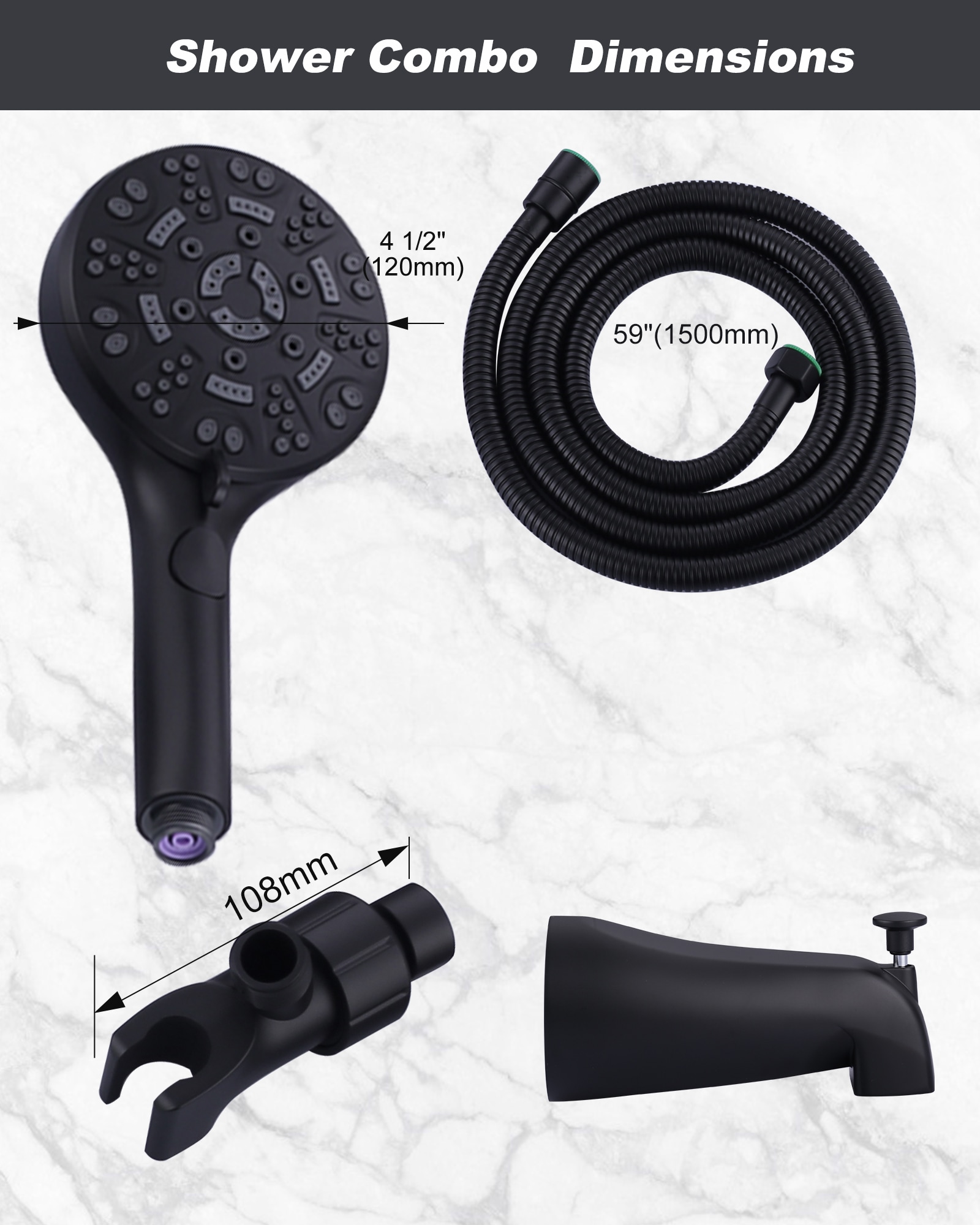 WOWOW 3091400D Tub-Shower-Faucets - View #6