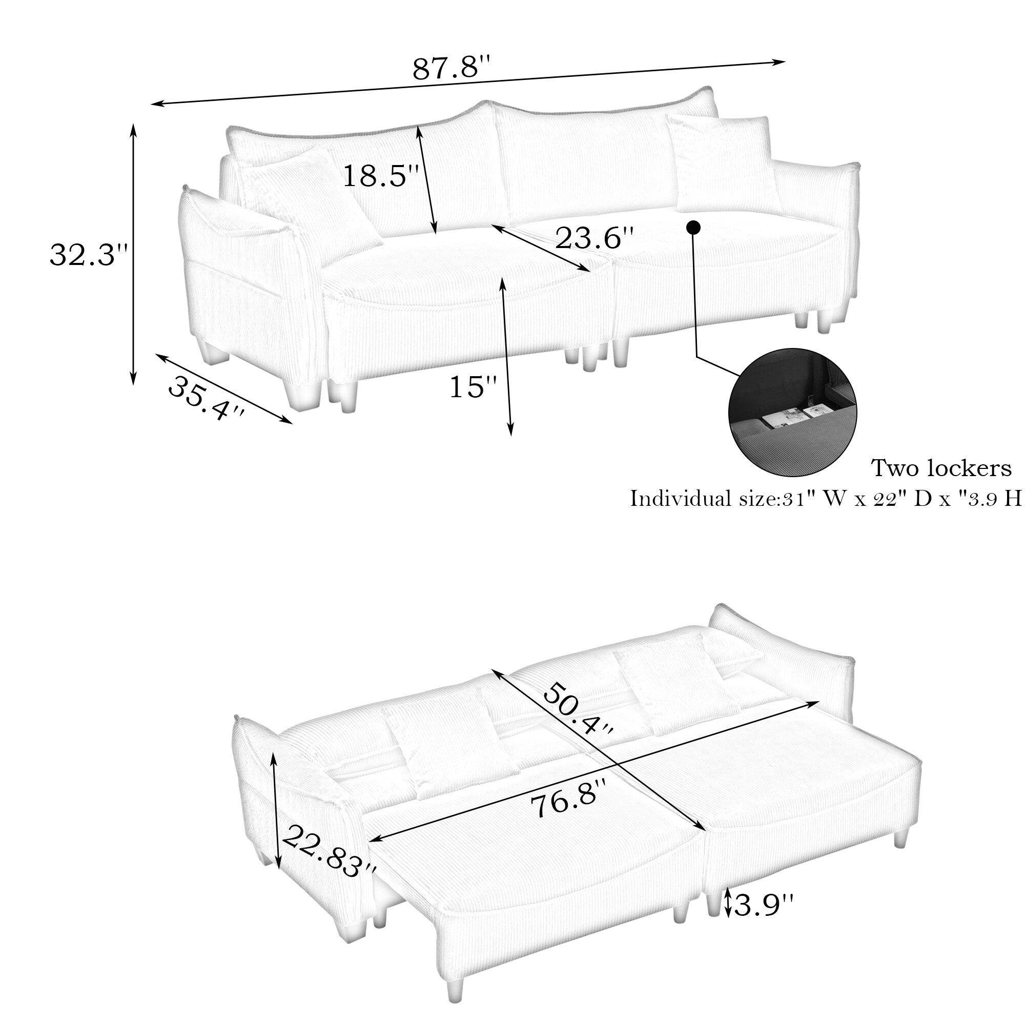 Bybafun YD2700003 Sofas-Loveseats - View #5
