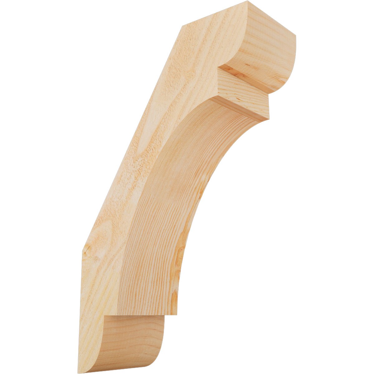 Ekena Millwork BRC06X14X22OLY00RDF 6-in x 14-in x 22-in Douglas Fir Unfinished Wood Olympic rough sawn