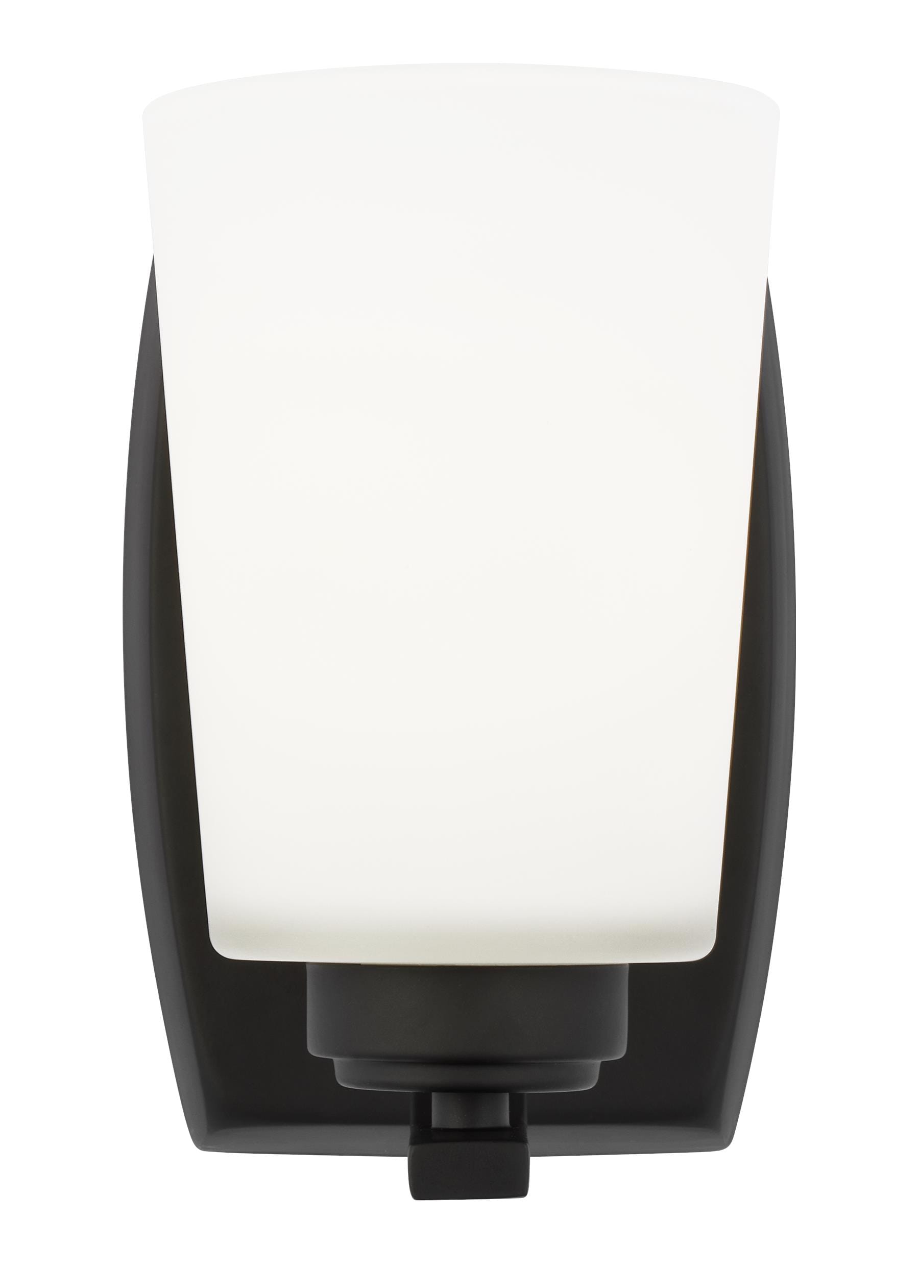 Generation Lighting 4128901EN3-112 Franport 5-in 1 -Light Black Traditional Vanity light