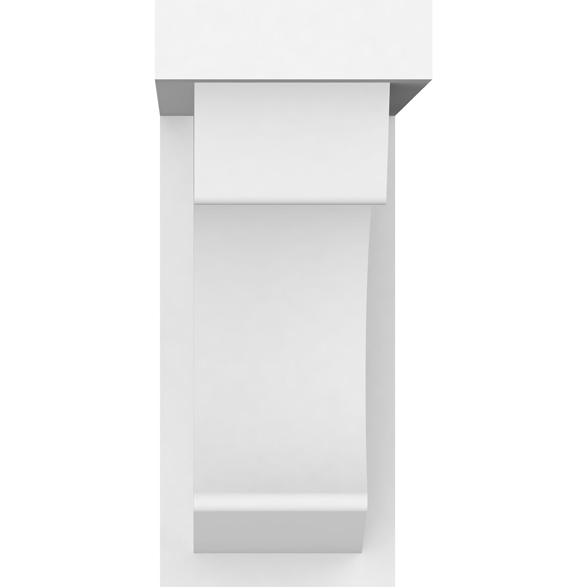 Ekena Millwork BKTP04X08X08EMR Exterior-Brackets-Braces - View #2
