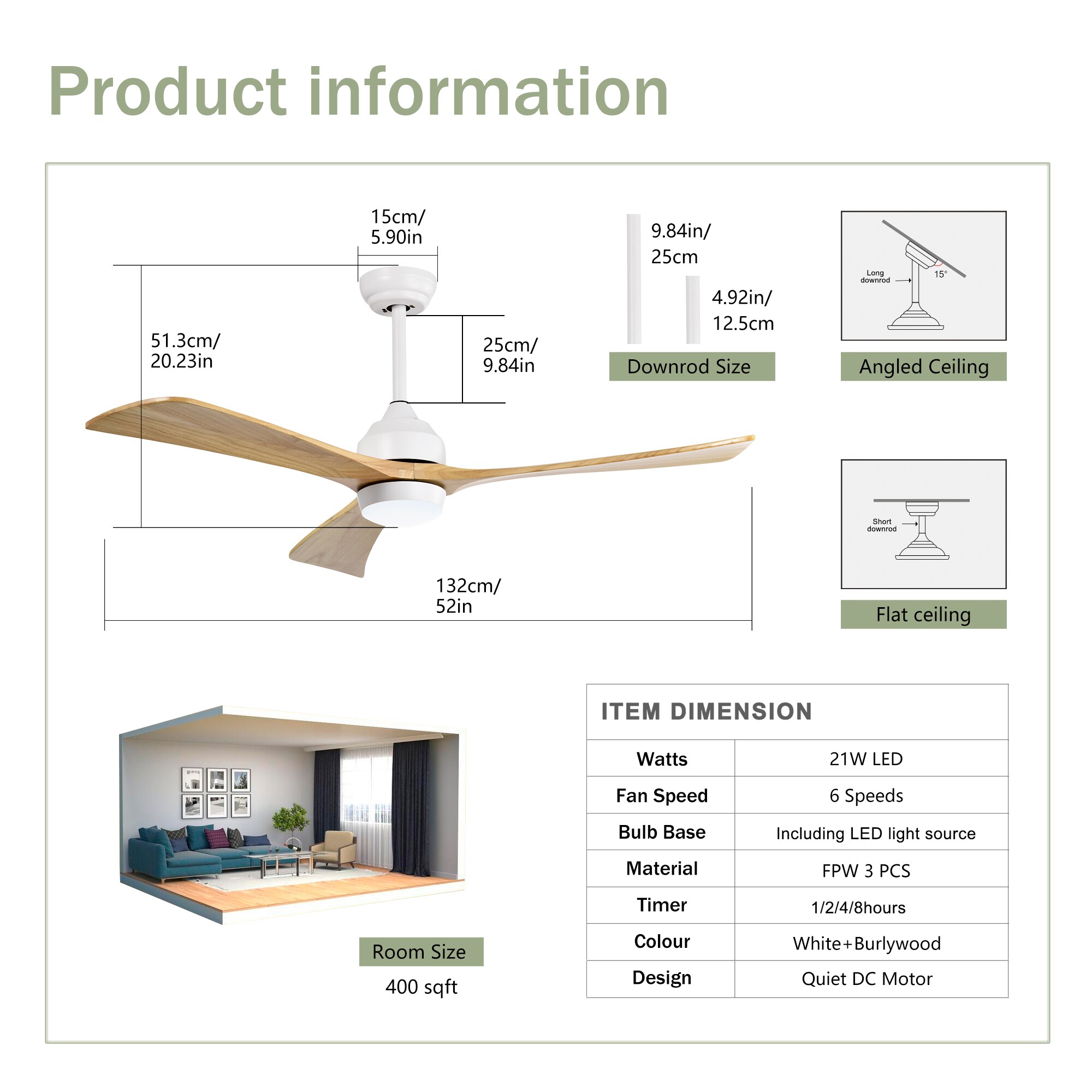 WELLFOR CHY-CF567US Ceiling-Fans - View #15